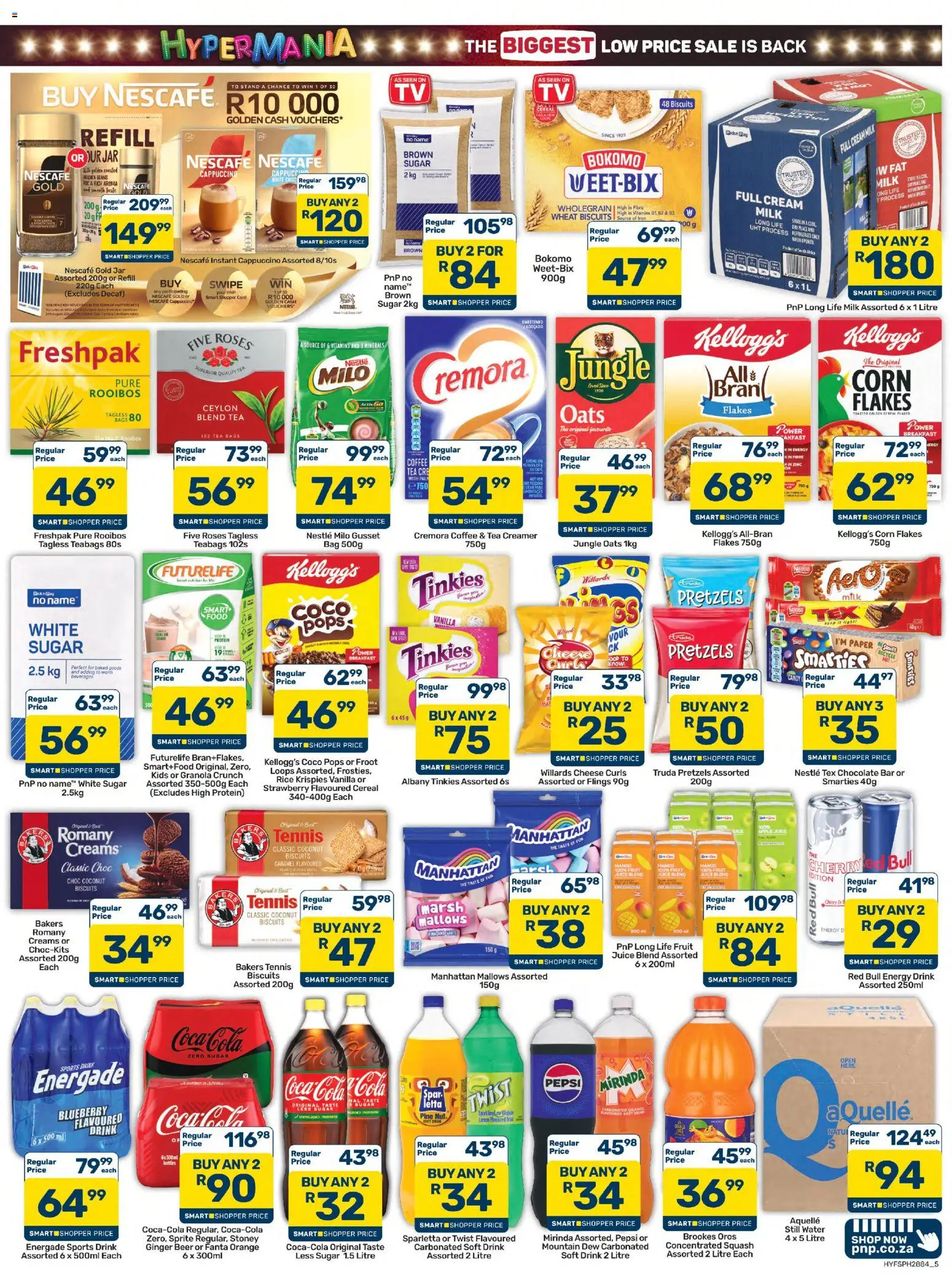 New Pick n Pay catalogue – valid from 25/09/2026 | Page: 5 | Products: Oats, Creamer, Biscuits, Mango