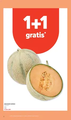 Spar folder - Voorbeeld van een folder van Spar, geldig van 18.06.2026 | Pagina: 2 | Producten: Meloen
