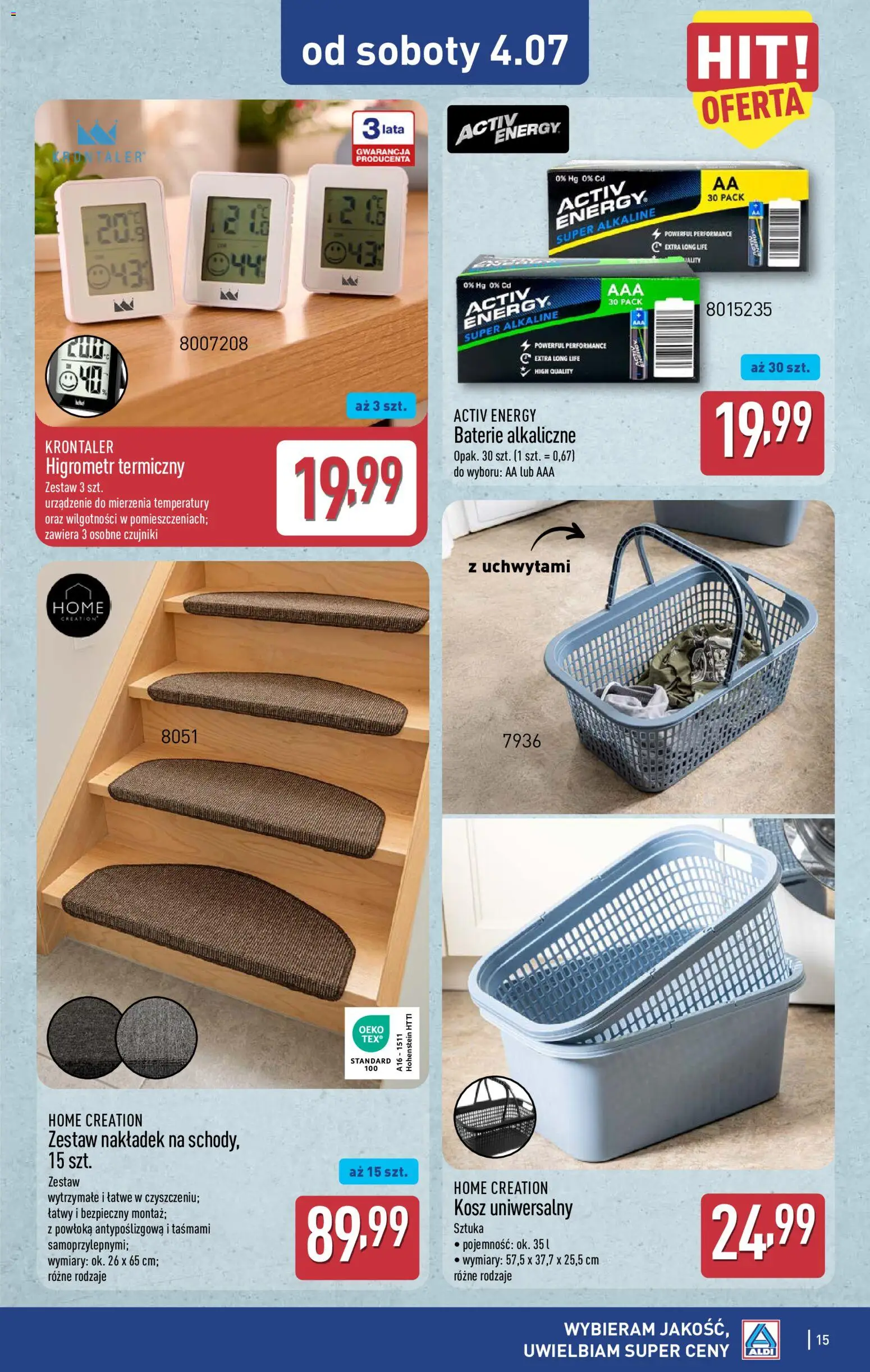 Aldi gazetka - Hity od Środy i od Soboty od 01.07.2026 | Strona: 15