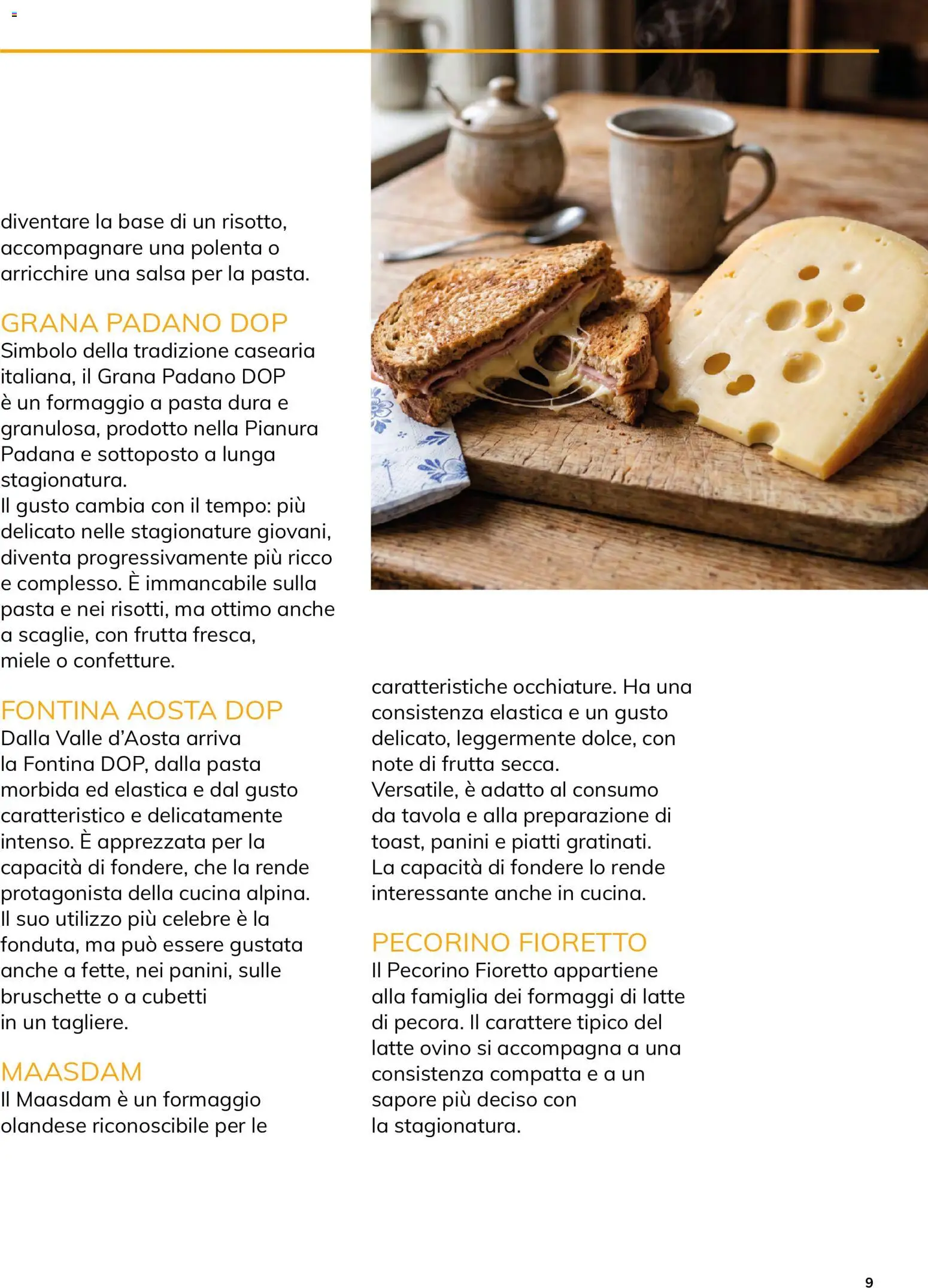 Volantino Basko del 12/10/2026 | Pagina: 9 | Prodotti: Frutta, Formaggio, Pasta, Pecorino