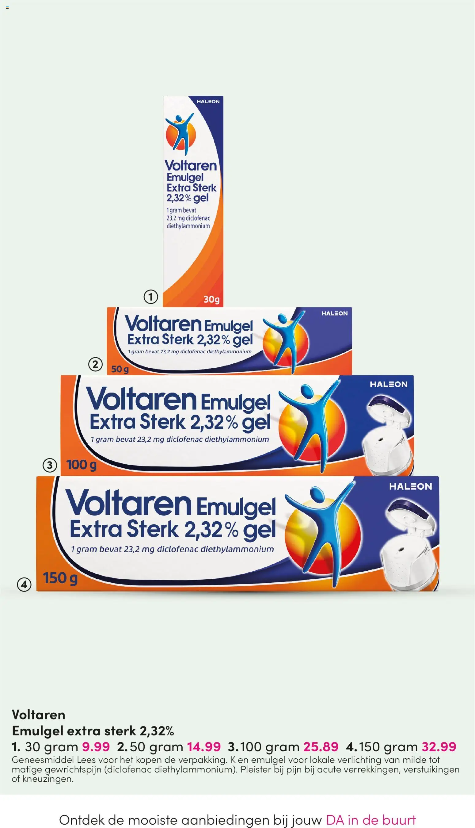 {H1} | Pagina: 32 | Producten: Verlichting, Pleister, Gel