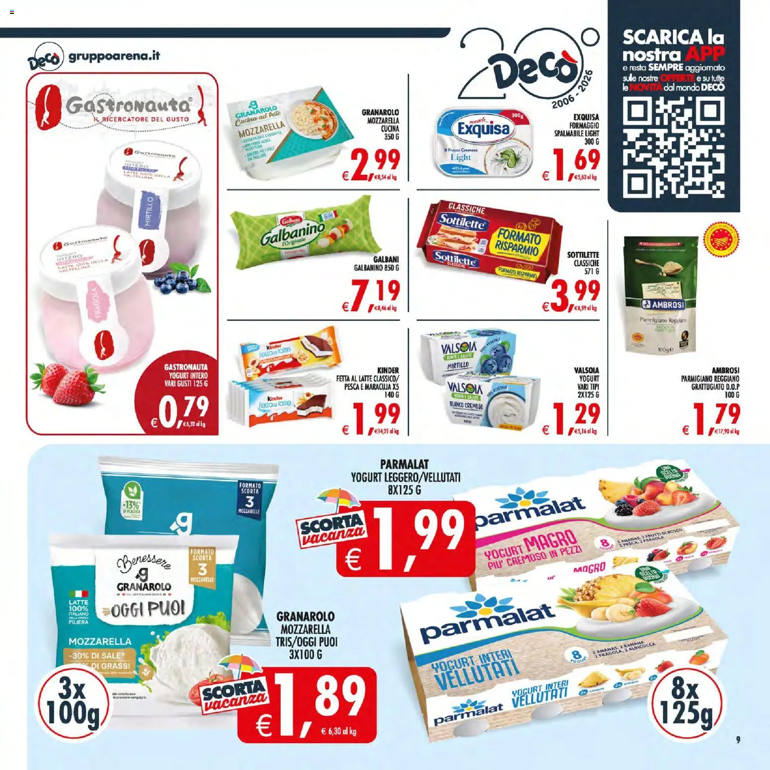 Volantino Decò del 21/07/2026 | Pagina: 10 | Prodotti: Paté, Formaggio, Parmigiano reggiano, Parmigiano