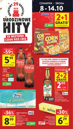 Pogląd oferty "Intermarche gazetka" - ważna od 08.10.2026 | Strona: 6 | Produkty: Radio, Sprite, Leżak, Piwo