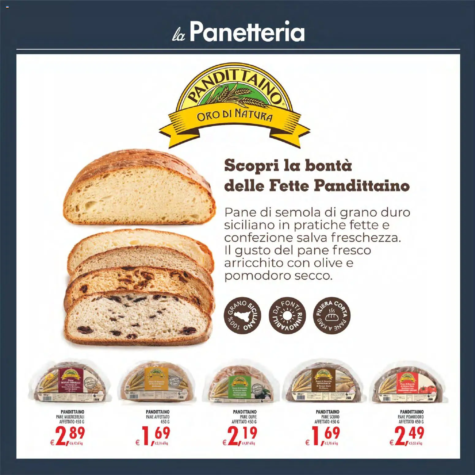 Volantino Decò del 11/08/2026 | Pagina: 14 | Prodotti: Pane, Pomodoro, Olive, Semola