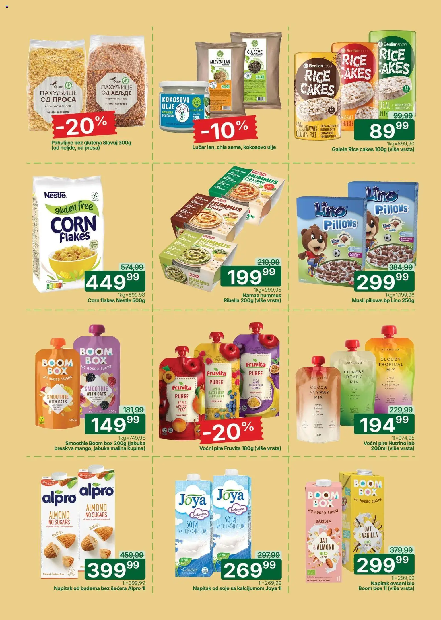 Univerexport katalog - važi od 13.04.2026 | Strana: 15 | Proizvode: Banana, Alpro, Fruvita, Galete