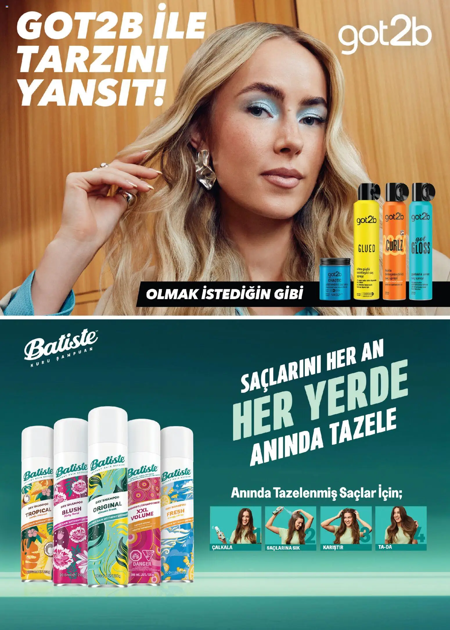 Ekim Kişisel Bakım Kataloğu - 01 Ekim 2026 tarihinden itibaren geçerlidir | Sayfa: 12 | Ürünler: Şampuan, Saç spreyi, Kuru şampuan
