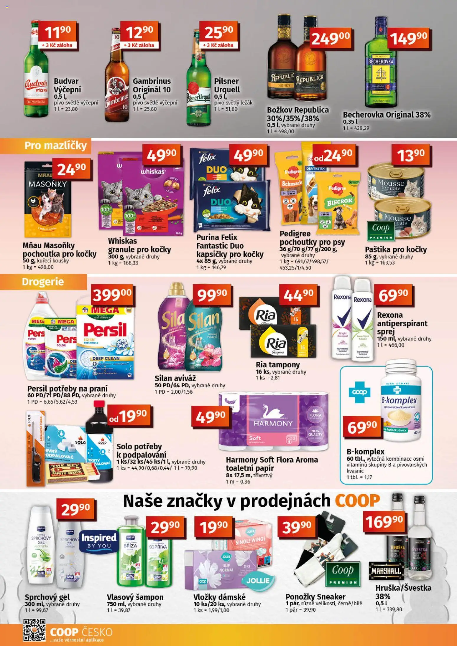 Coop leták - Tuty od 06.05.2026 | Strana: 8 | Produkty: Aviváž, Ponožky, Republica, Božkov