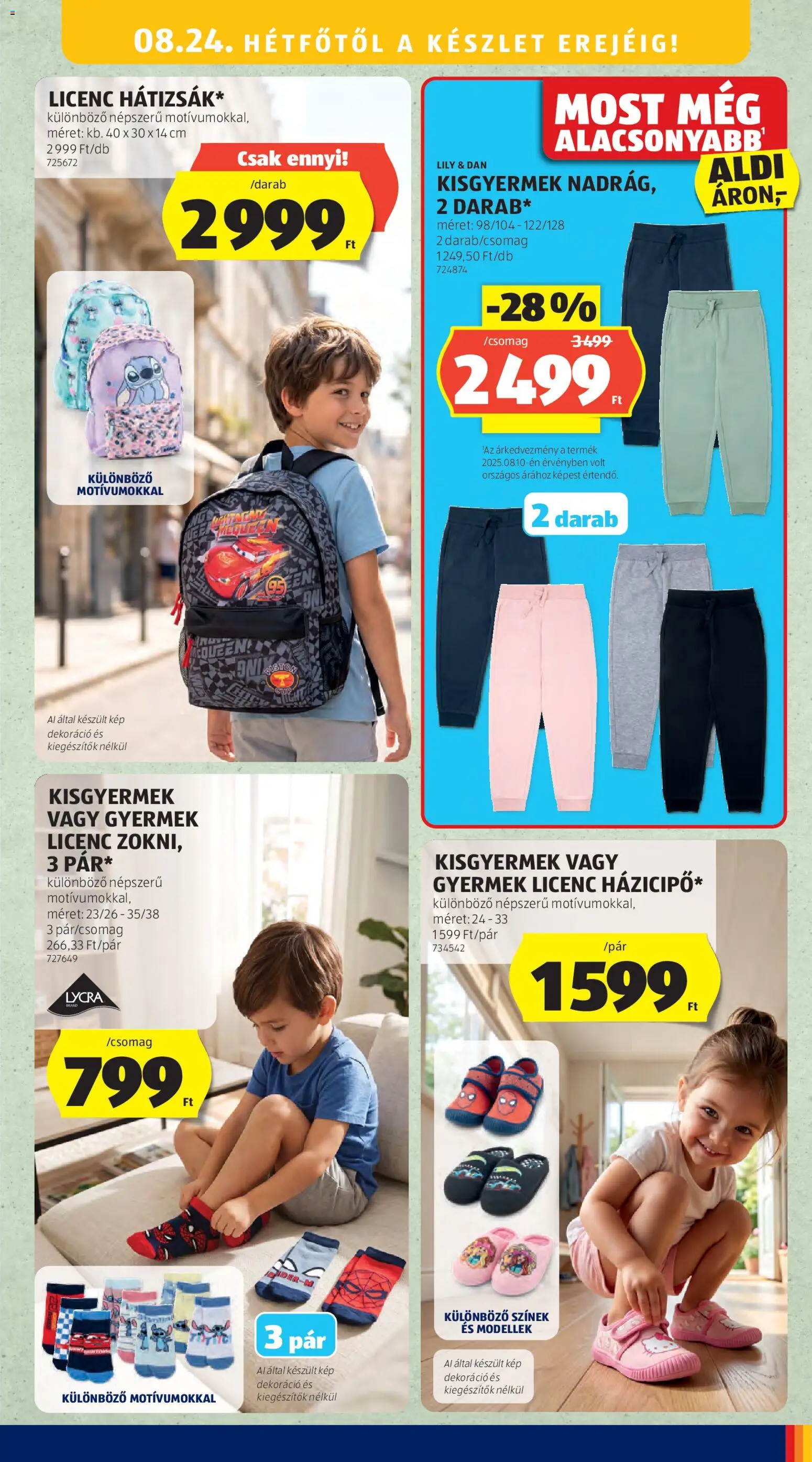 Aldi akciós ujság - amely érvényes a következő dátumtól: 2026.08.21. | Oldal: 45 | Termékek: Dekoráció