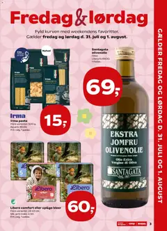 Super Brugsen - Tilbudsavis uge 31 gyldig fra 31/07/2026 | Side: 3 | Produkter: Pasta, Olivenolie