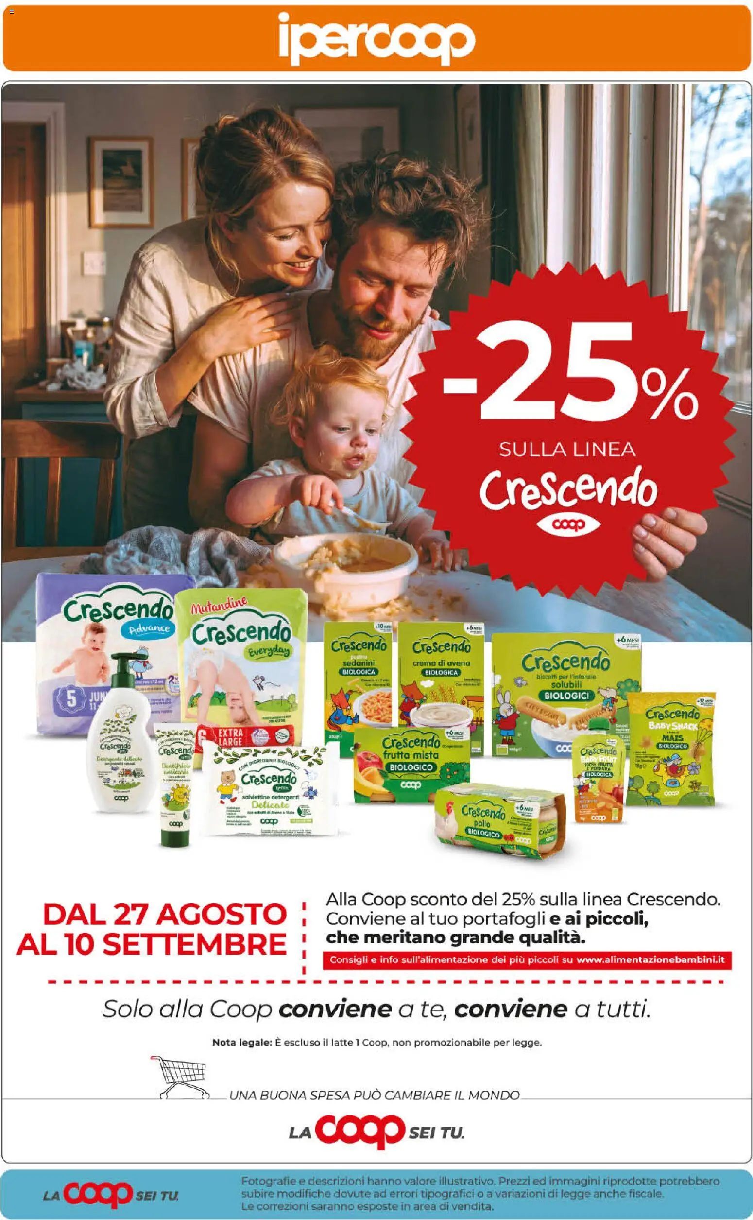 Volantino Ipercoop del 01/09/2026 | Pagina: 59 | Prodotti: Crema, Pollo, Ingredienti, Mais