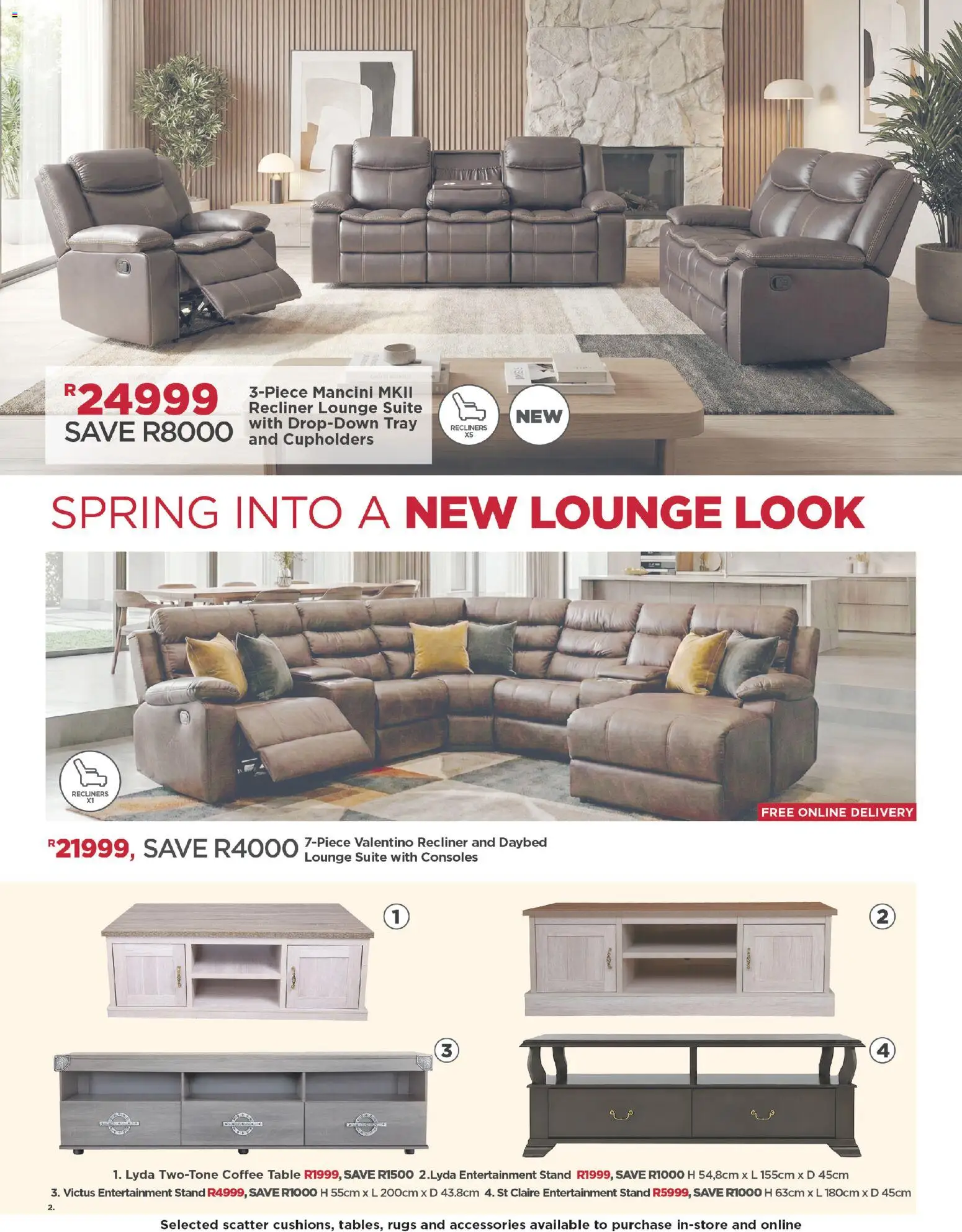 New House and Home catalogue – valid from 12/10/2026 | Page: 2 | Products: Tray, Coffee table, Table, Lounge suite