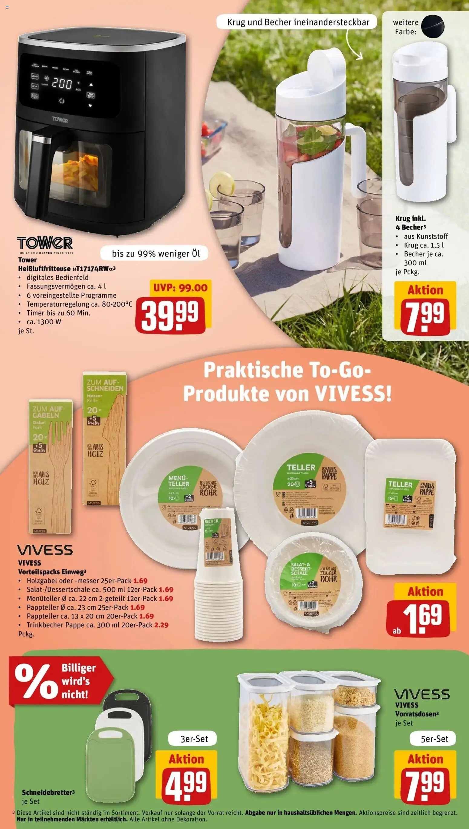 Rewe Prospekt Rüsselsheim – gültig ab 13.07.2026 | Seite: 23 | Produkte: Öl, Zucker, Heißluftfritteuse, Salat