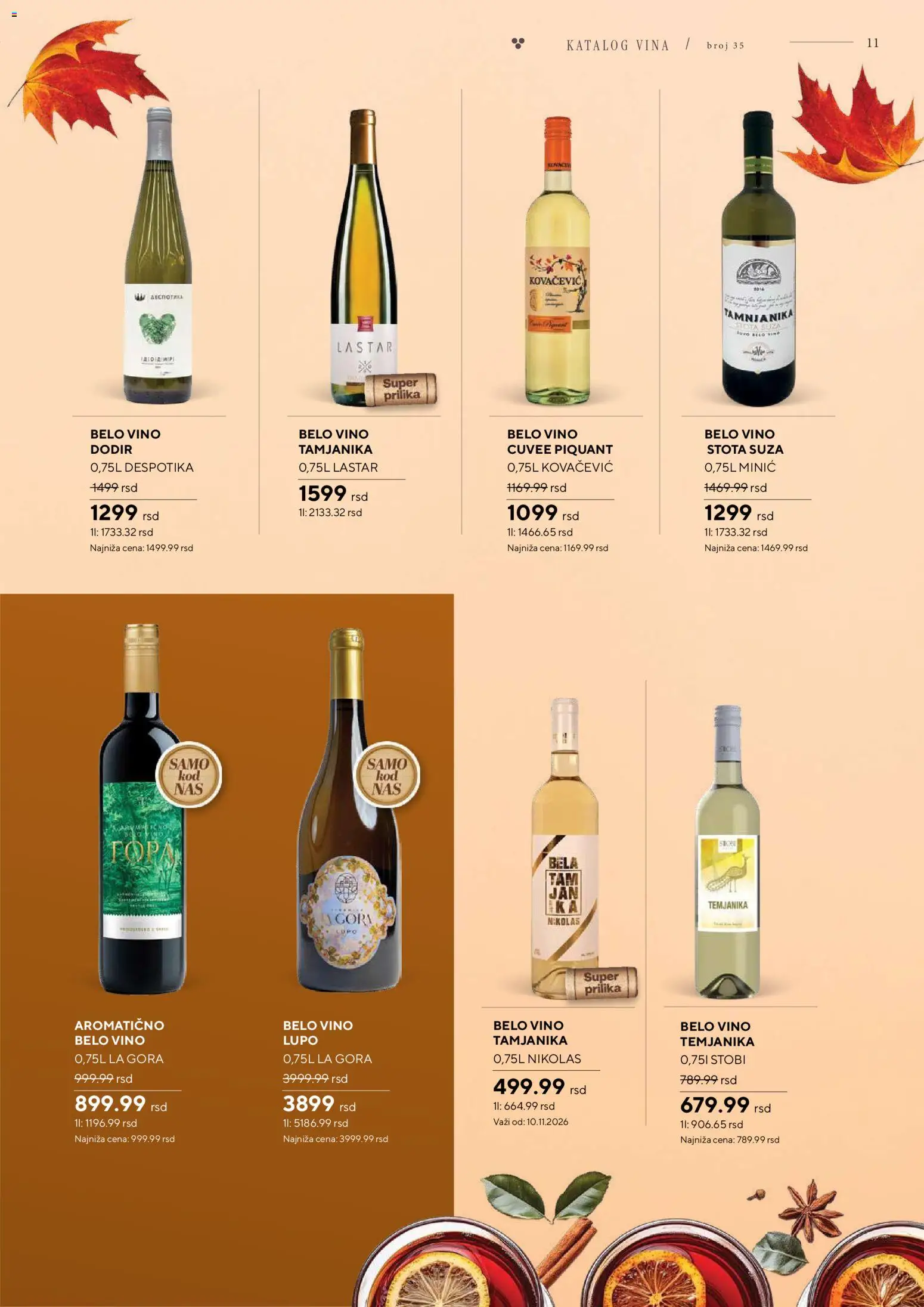Idea katalog - važi od 26.10.2026 | Strana: 11 | Proizvode: Belo vino, Vino