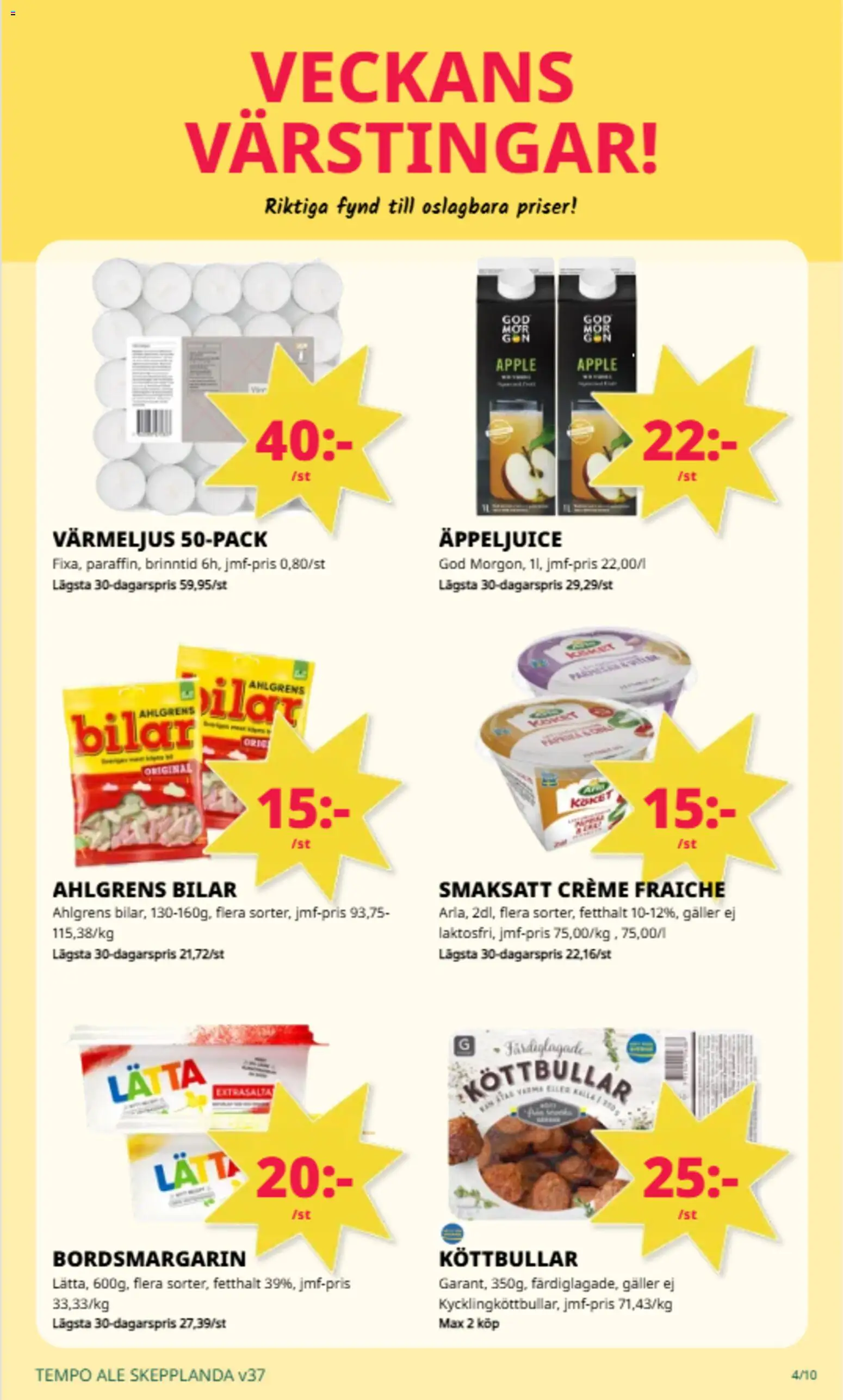 Tempo reklamblad aktuell från 07/09/2026 | Sida: 5