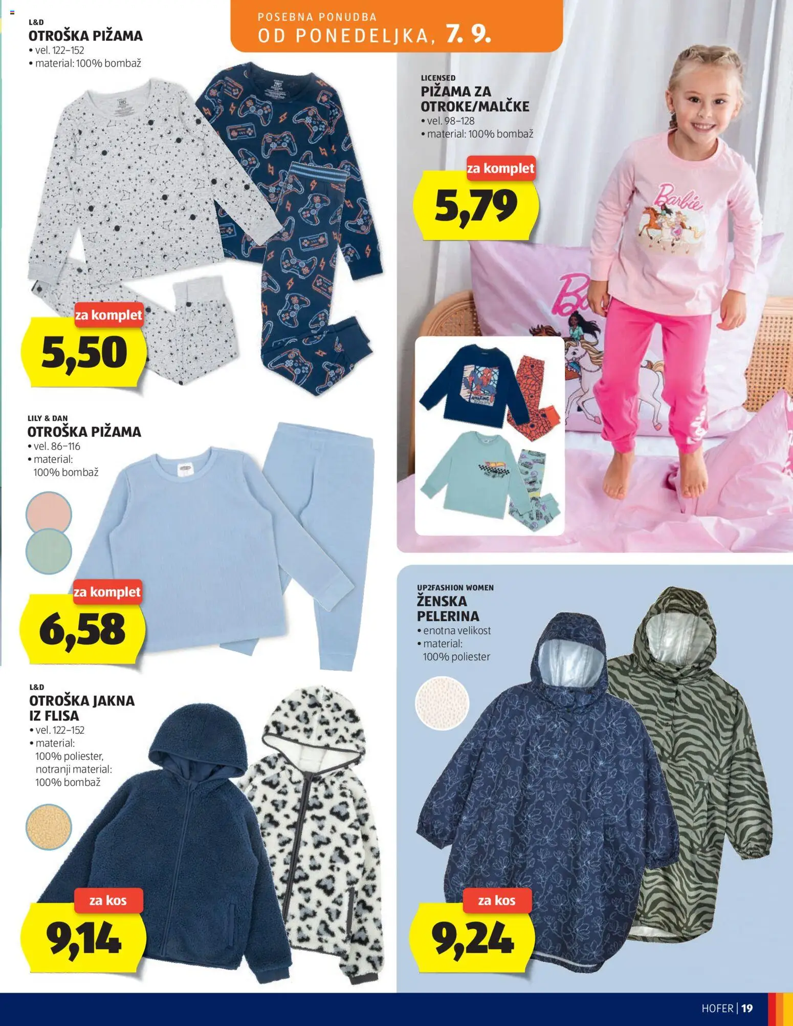 Novi Hofer katalog ponudbe – veljaven od 02.09.2026 | Stran: 19