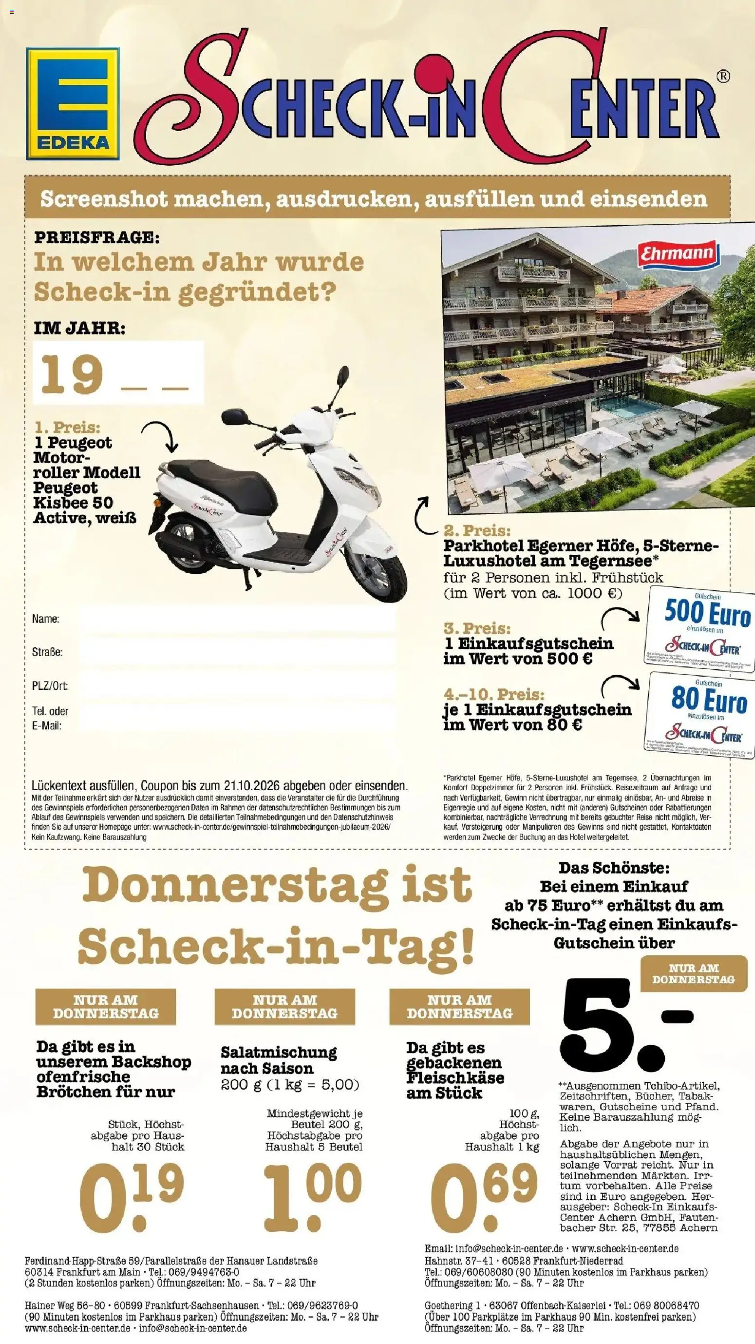 Edeka Prospekt Offenbach (ab 28.09.2026) » Angebote Online | Seite: 65 | Produkte: Ofenfrische, Uhr