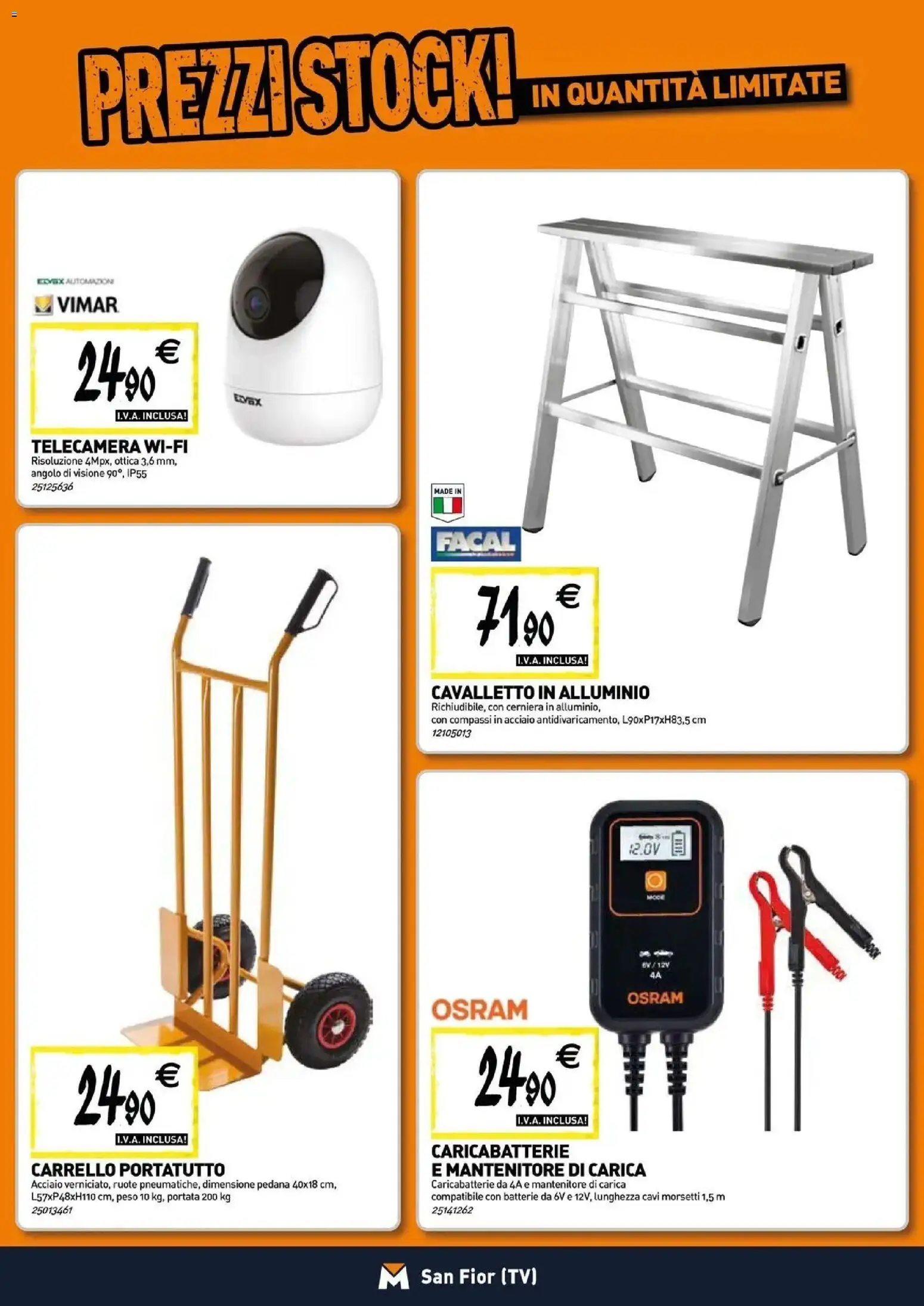 Nuovo TECNOMAT catalogo San Fior dal 27/08/2026 > offerte anteprima 🛍️ | Pagina: 15 | Prodotti: Carrello, TV, Alluminio, Batterie