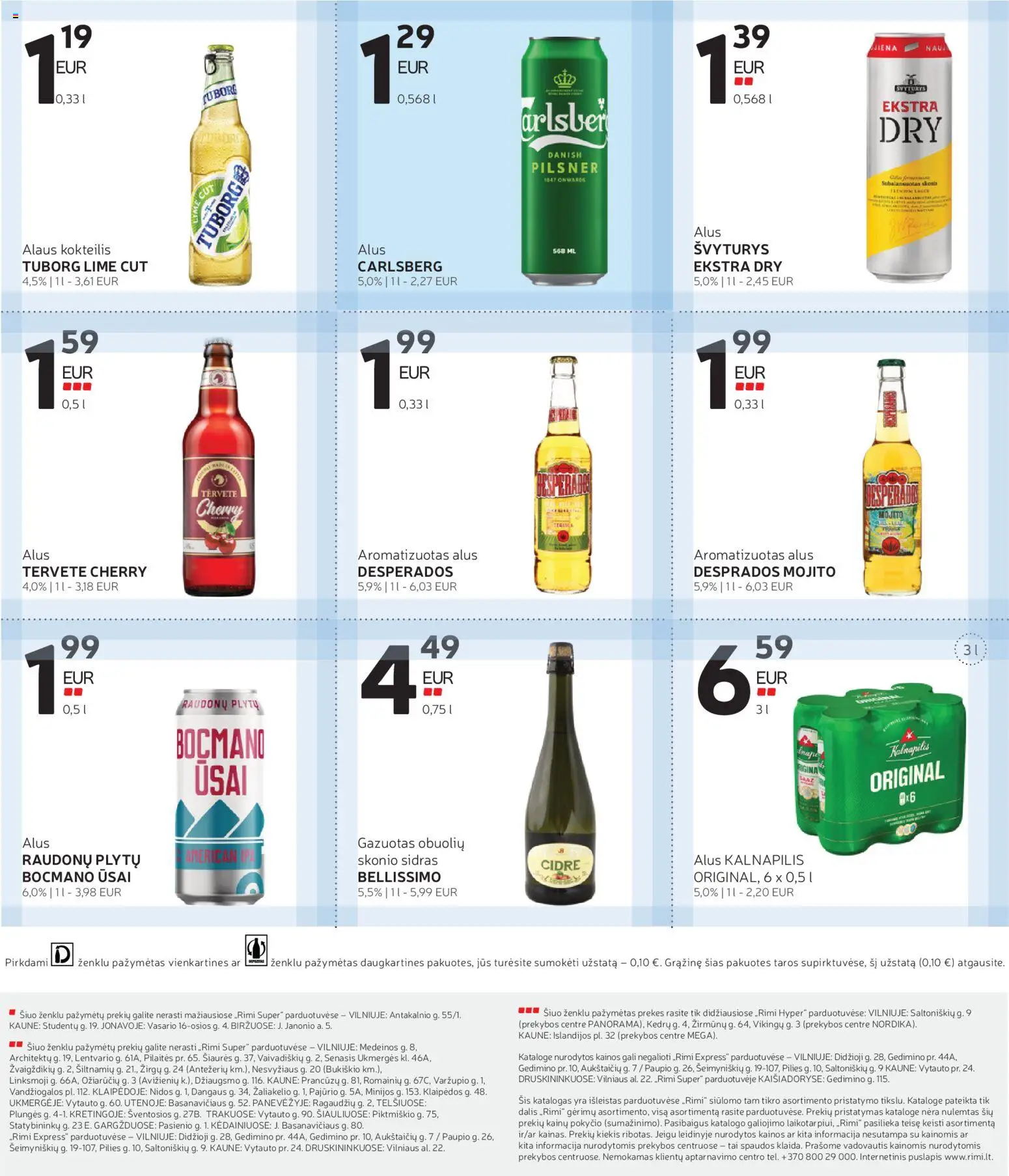 Rimi akcijos nuo 16.06.2026 | Puslapis: 8 | Prekių: Alus
