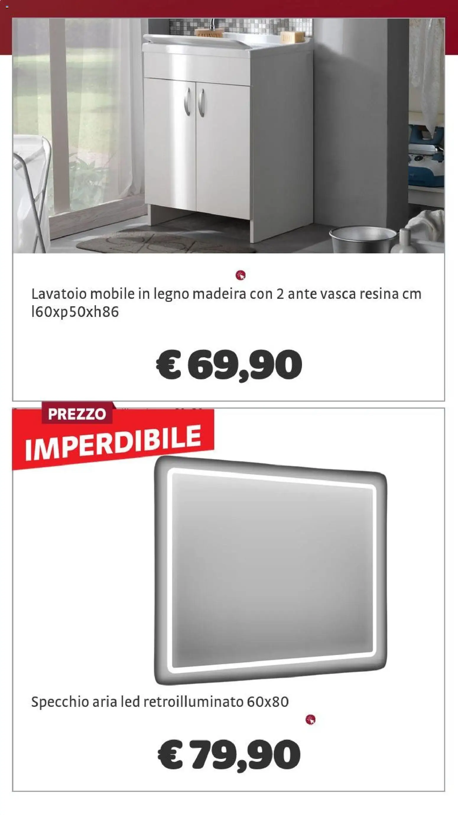 Volantino Brico Center del 07/10/2026 | Pagina: 24 | Prodotti: Mobile, Specchio