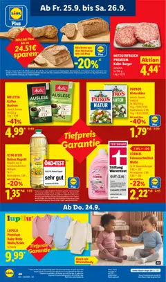 MELITTA Kaffee Auslese, Versch. Sorten. Je 500 g ab 21.09.2026 gültig | Seite: 64