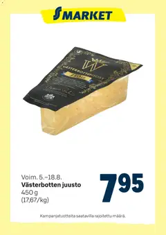 S-market-mainoslehti voimassa 05/08/2026 alkaen