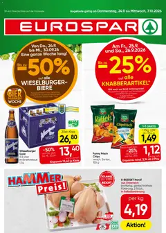 Eurospar Flugblatt ab 24.09.2026 gültig