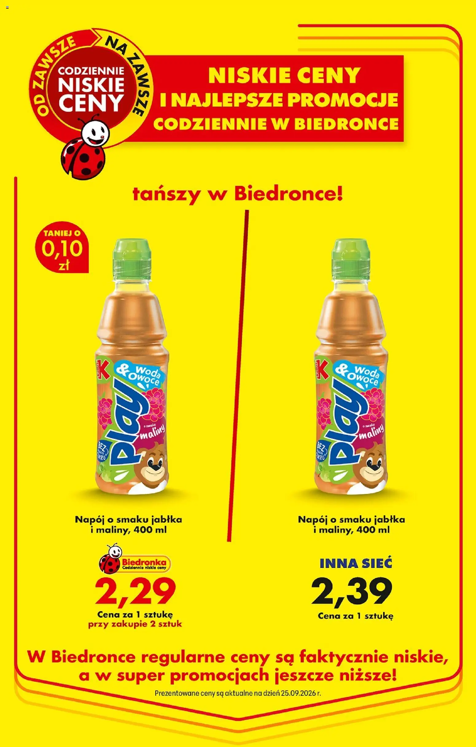 Biedronka gazetka od poniedziałku od 28.09.2026 | Strona: 106