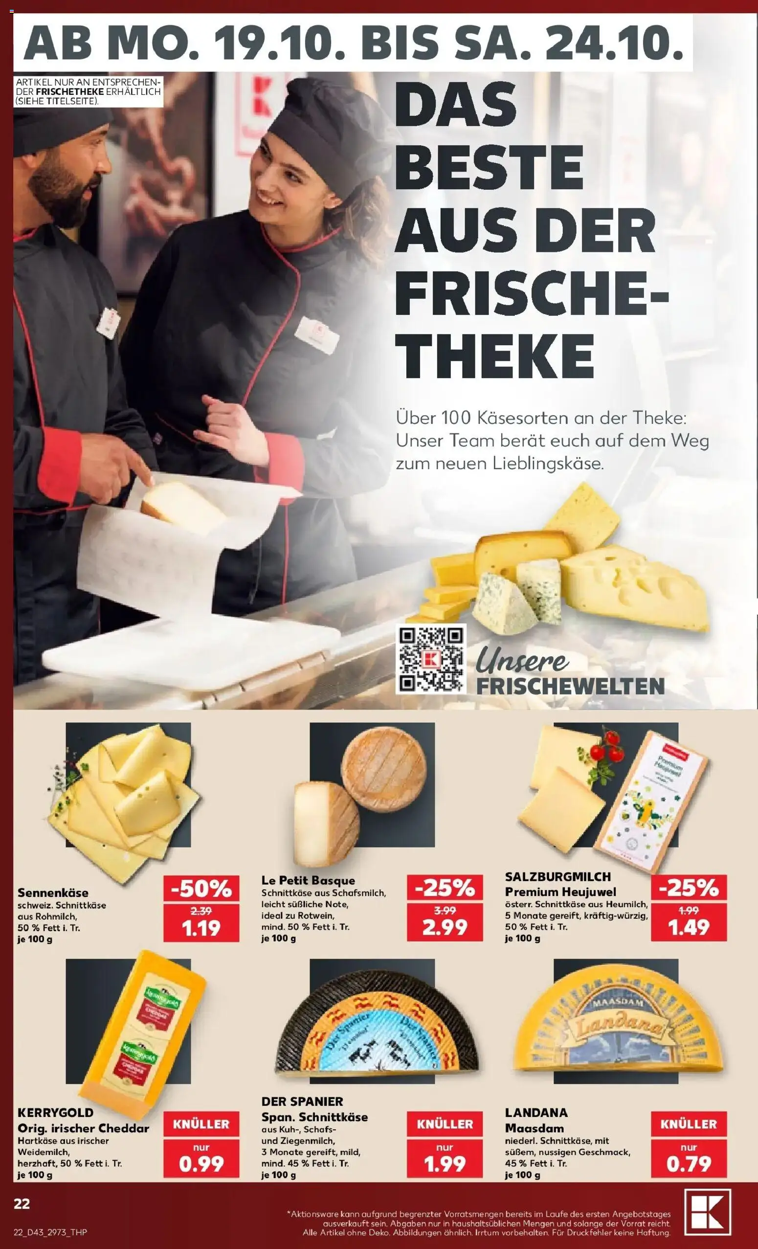 Prospekt Kaufland ab 19.10.2026 » Angebote Online zum Blättern | Seite: 26 | Produkte: Theke