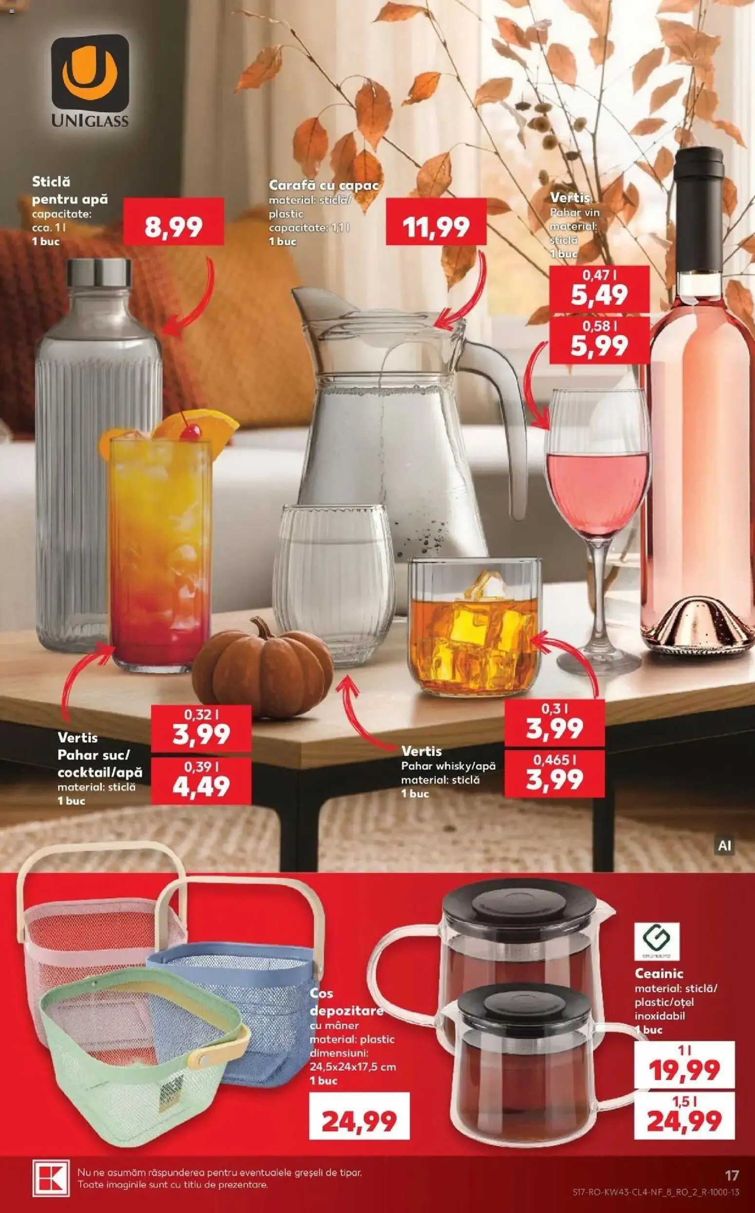 Kaufland Comarnic 21.10.2026 - Revista si Oferta | Pagină: 17 | Produse: Ceainic, Mâner, Carafă, Vin