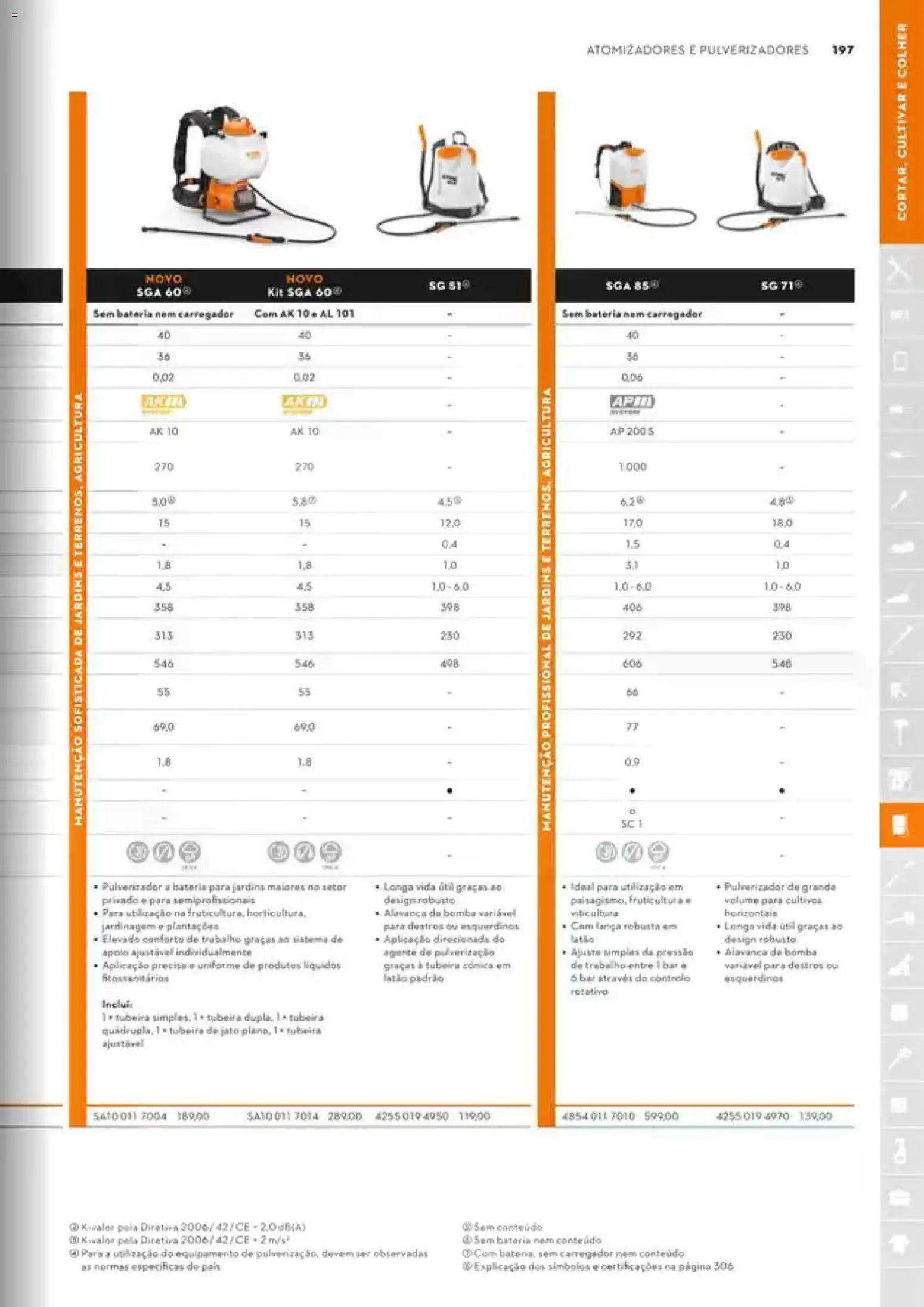 Stihl Catálogo │ válido de 07/09/2026 | Página: 197 | Produtos: Bateria