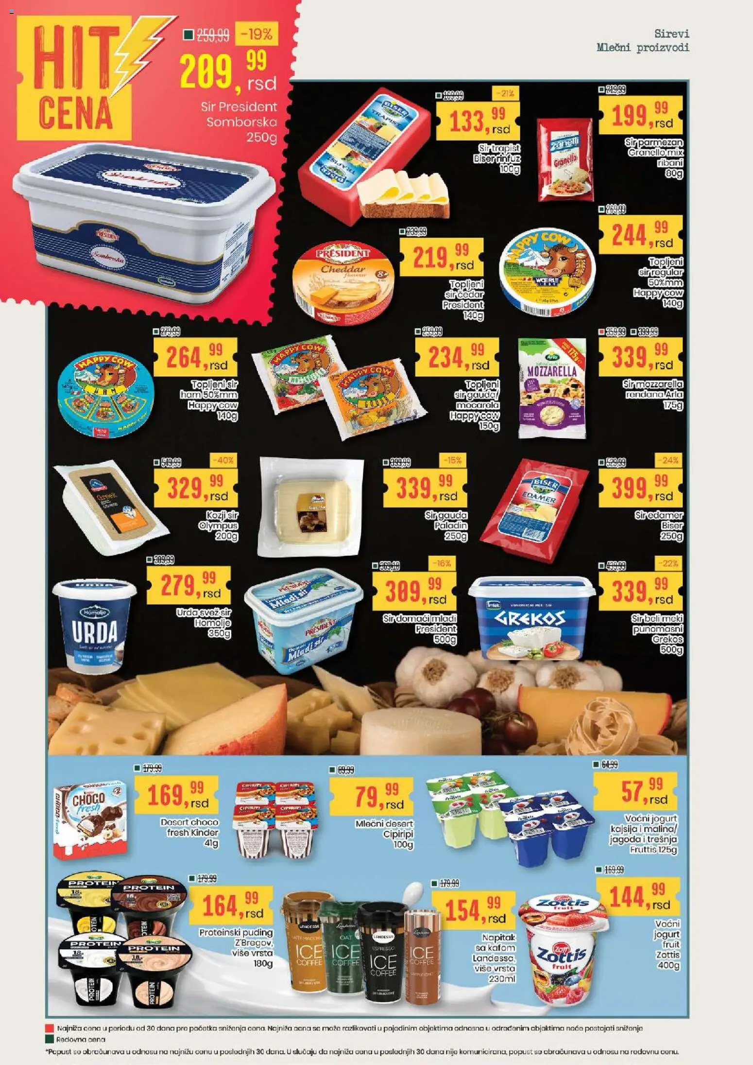Aroma Market katalog - važi od 17.09.2026 | Strana: 6 | Proizvode: Desert, Protein, Proteinski puding, Topljeni sir