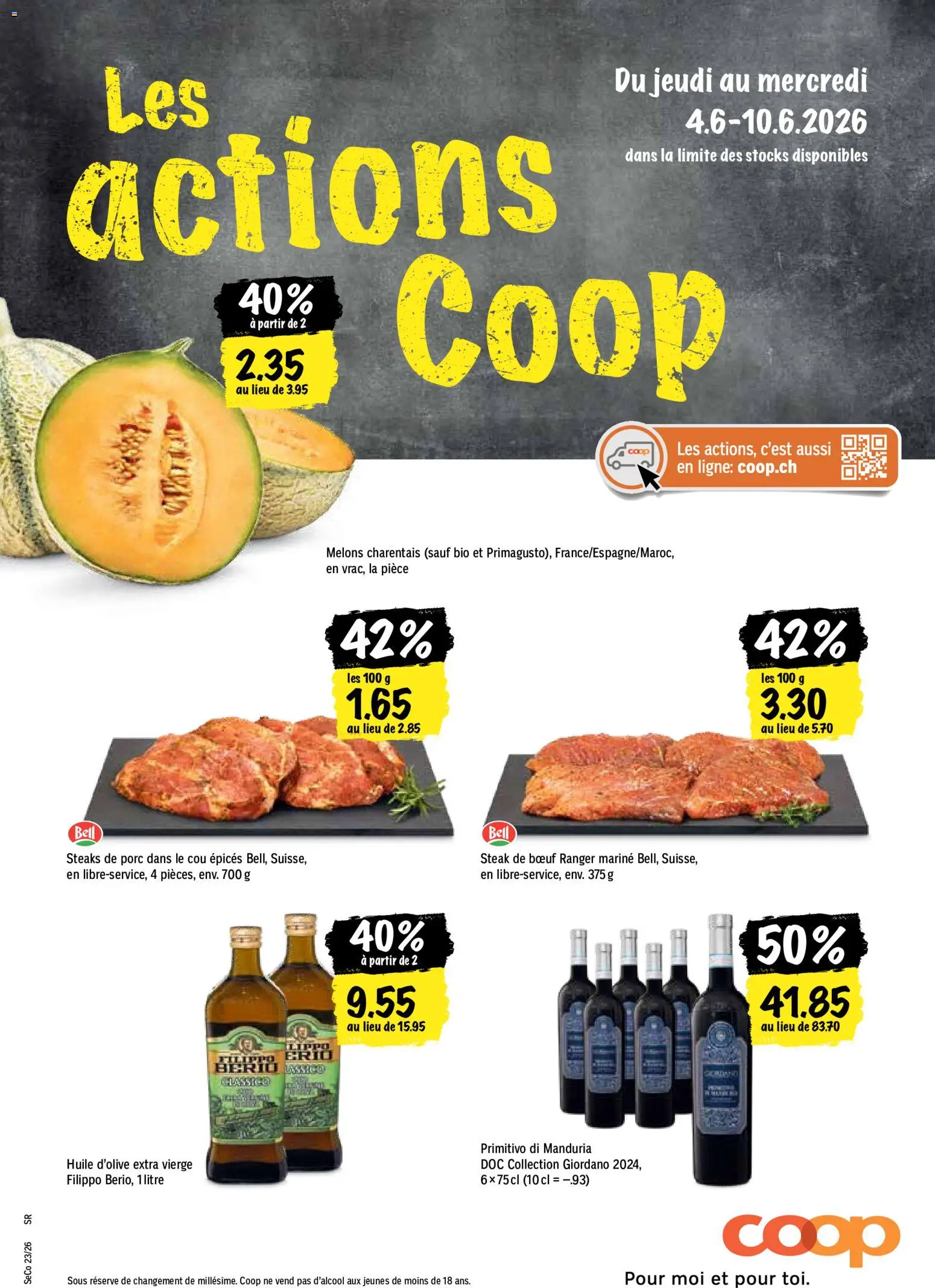 Coop aktionen FR – gültig ab 04.06.2026 | Seite: 1
