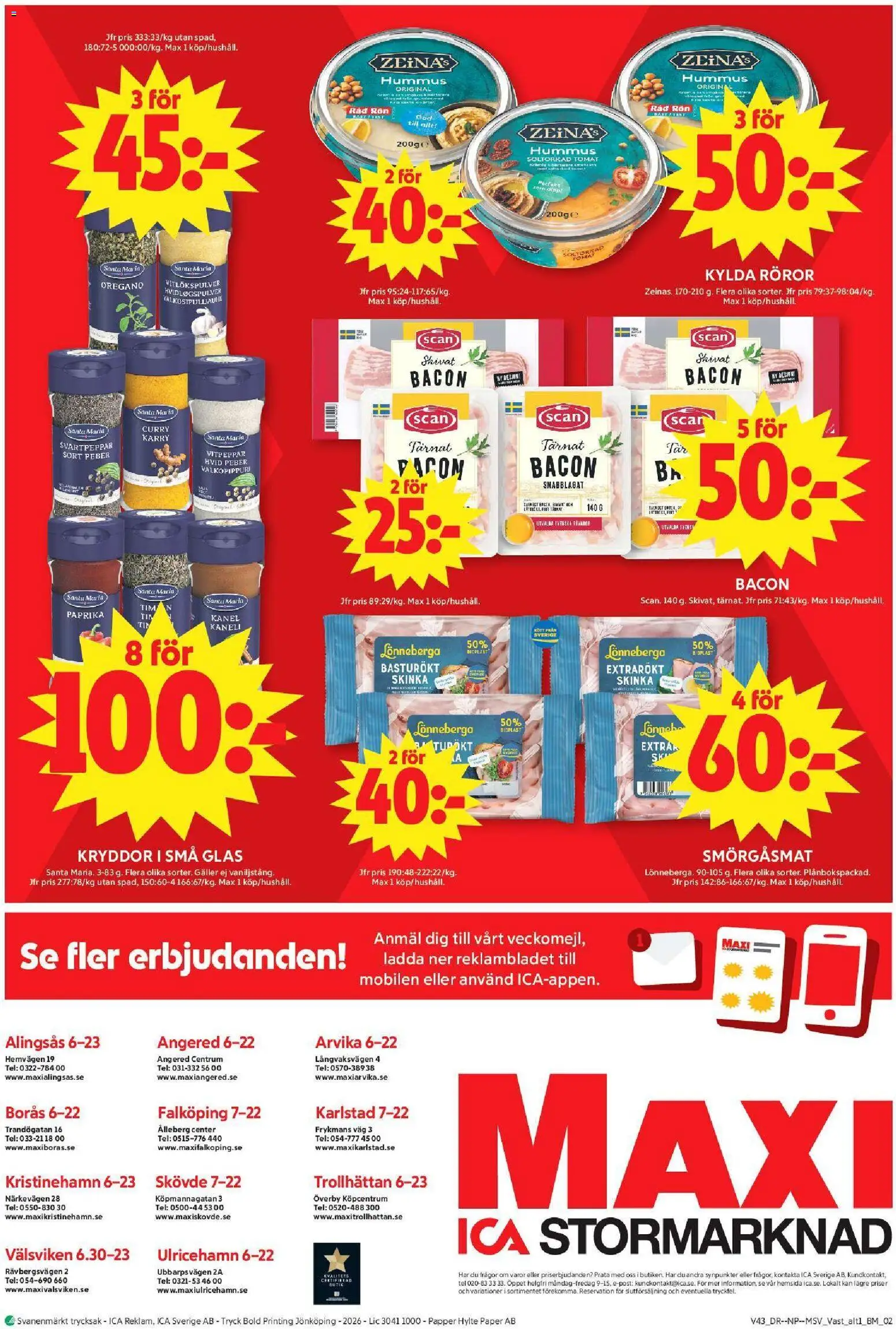 ICA Maxi reklamblad aktuell från 19/10/2026 | Sida: 18