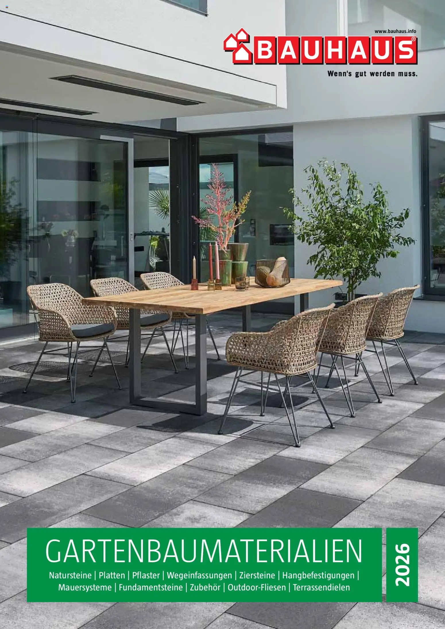 Bauhaus Gartenbaumaterialien 2026 – gültig ab 02.03.2026 | Seite: 1