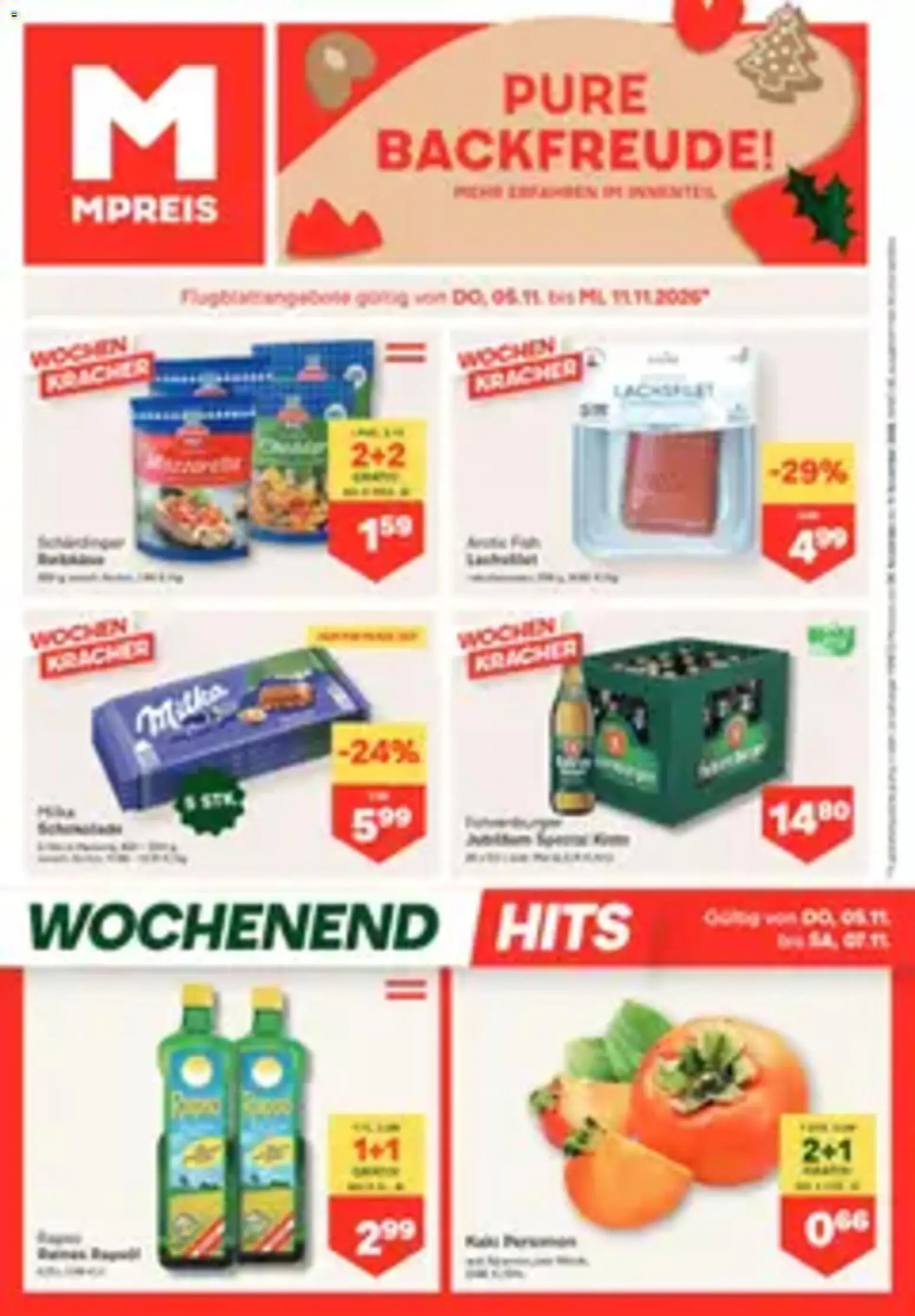 MPREIS Flugblatt gültig ab 05.11.2026 | Seite: 1