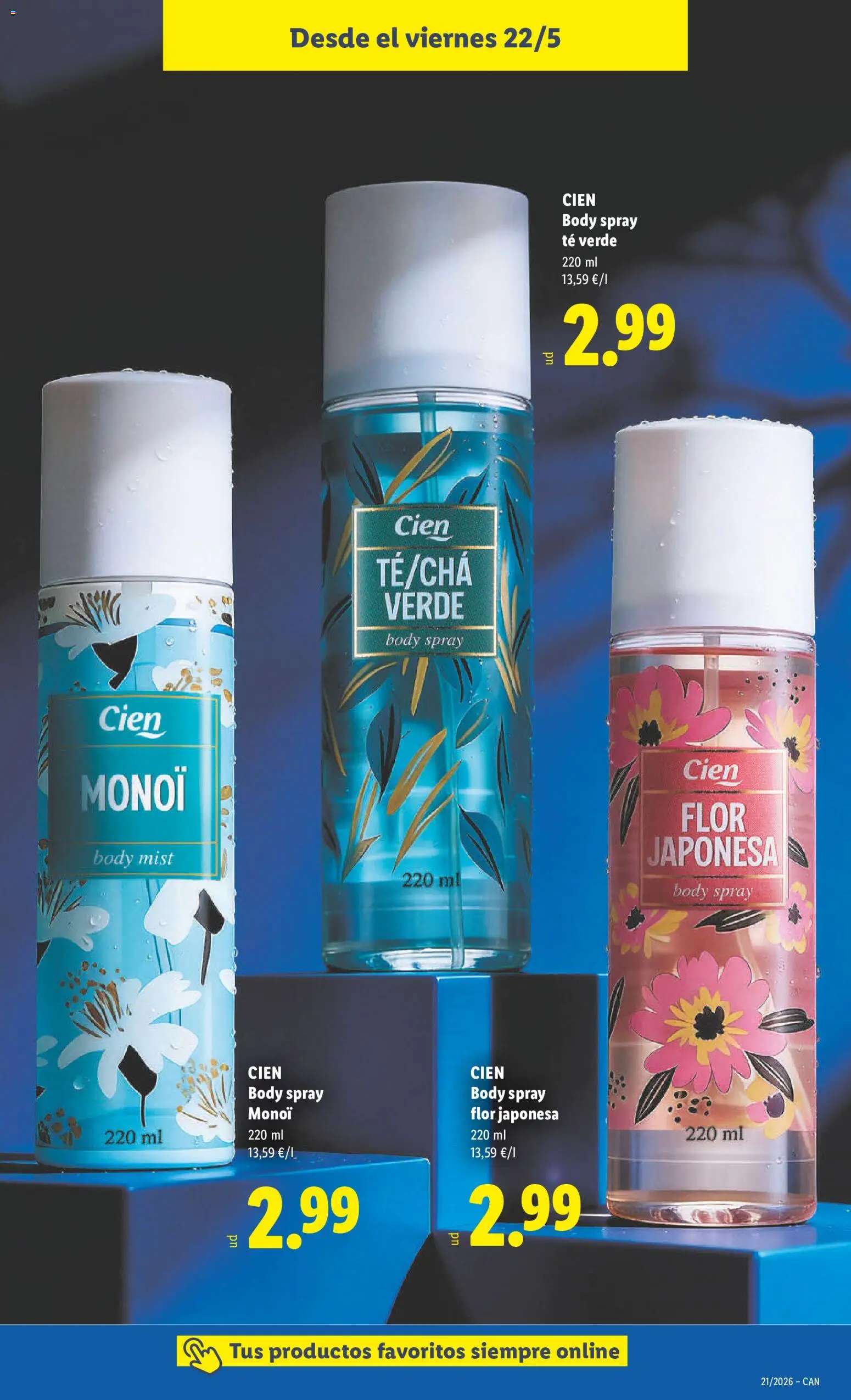 Lidl folleto de bazar │ válido desde el 18.05.2026 | Página: 23 | Productos: Té, Body