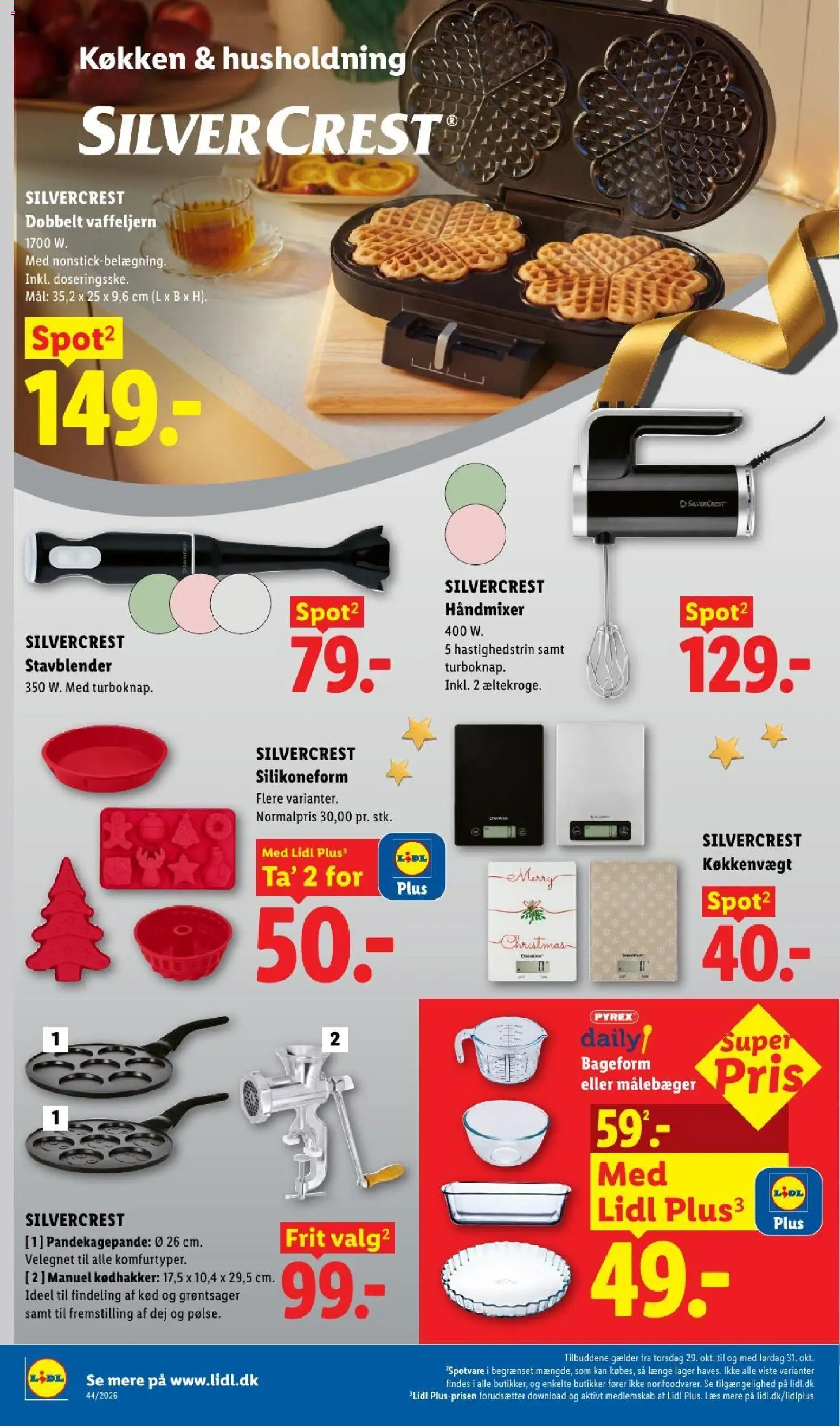 Lidl tilbudsavis – gyldig fra 25/10/2026 | Side: 29 | Produkter: Søm, Køkkenvægt, Mixer