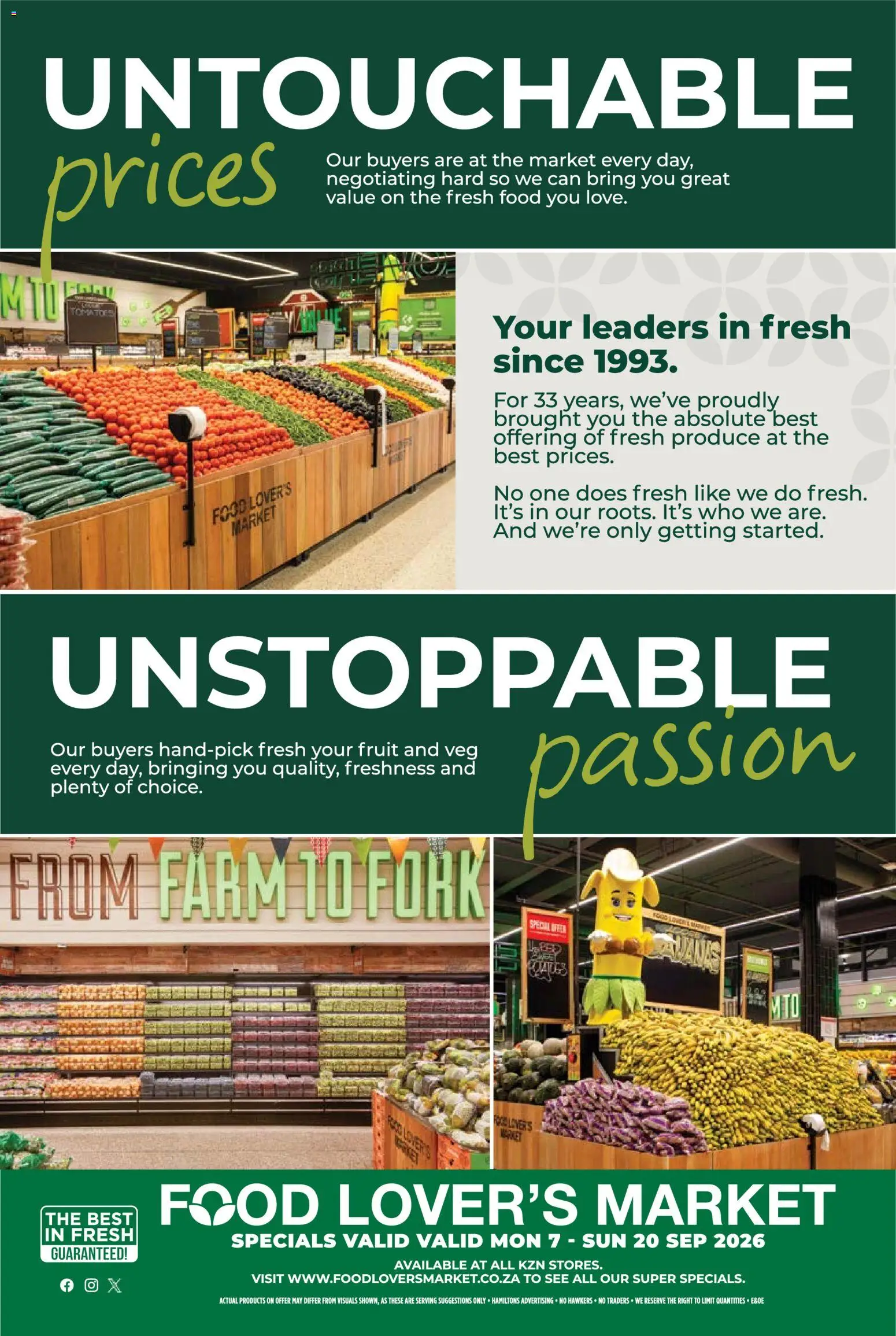 New Food Lover's Market catalogue – valid from 07/09/2026 | Page: 4 | Products: Tomatoes, Fruit