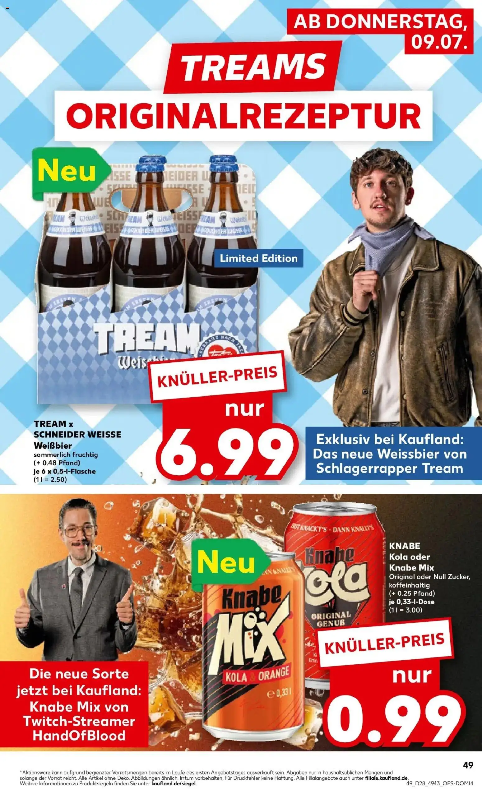 Kaufland Prospekt Pfullingen – gültig ab 09.07.2026 | Seite: 49 | Produkte: Weißbier