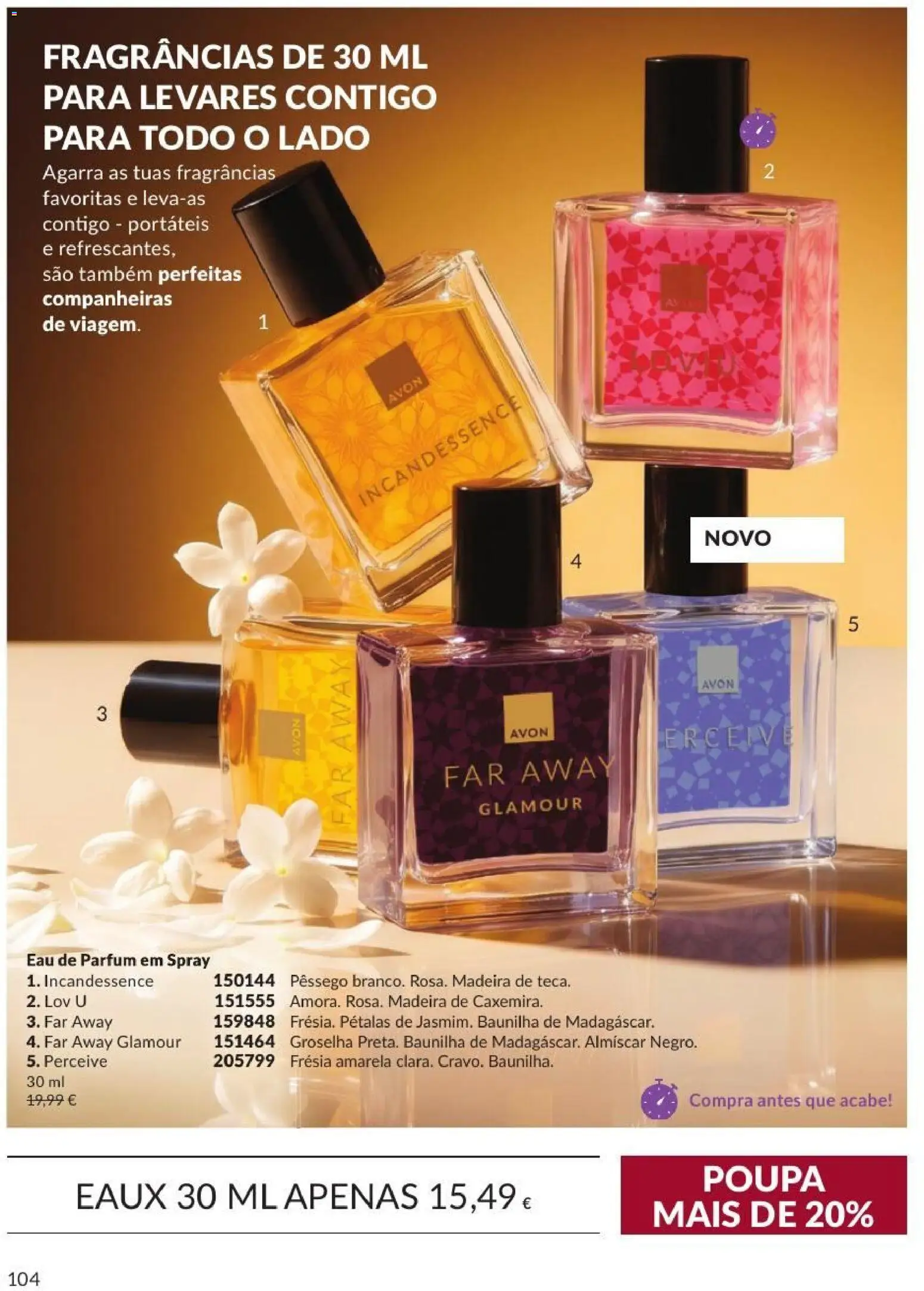 Catálogo Avon Campanha 9 │ válido de 01/09/2026 | Página: 104 | Produtos: Baunilha