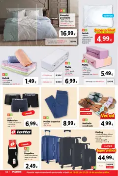 Muške traperice, • pamuk • vel. 48-58 - Pregled kataloga iz trgovine Plodine, vrijedi od 19.08.2026 | Stranica: 40