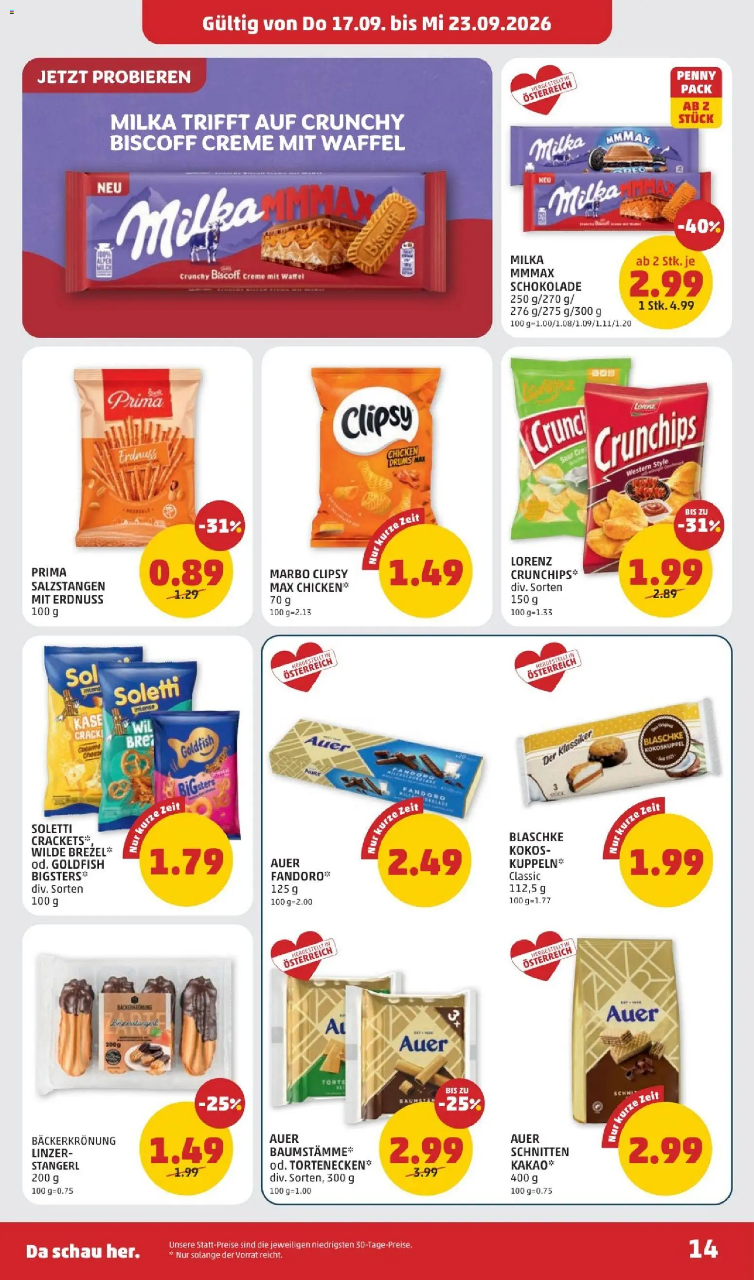 Penny Markt - Flugblatt gültig ab 17.09.2026 | Seite: 14