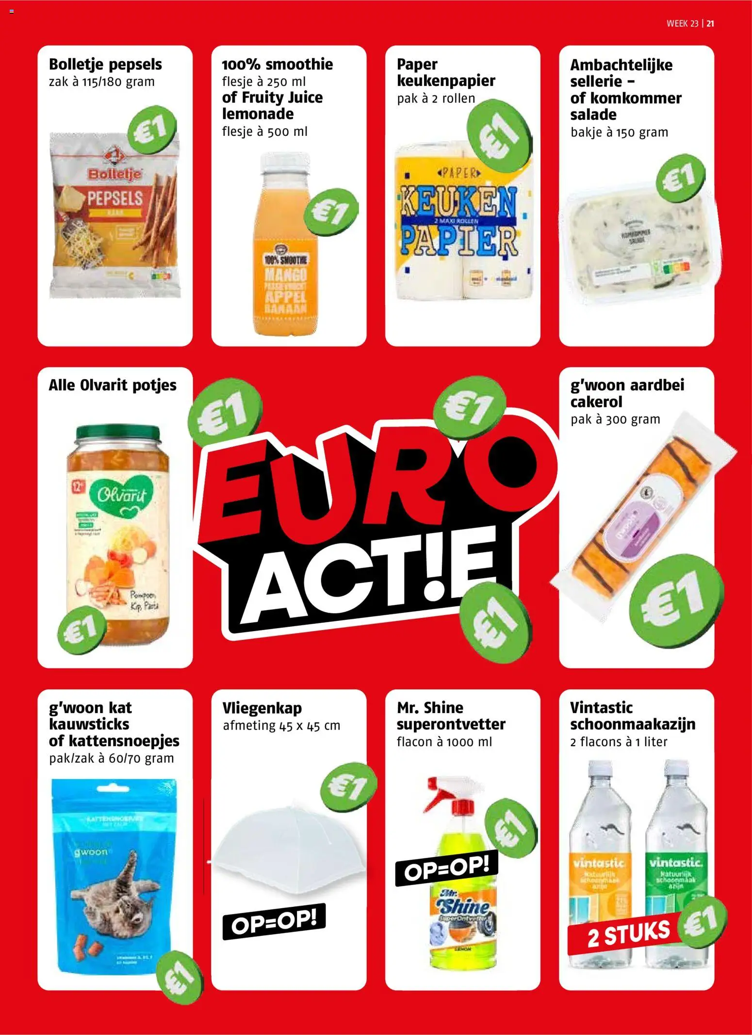 {H1} | Pagina: 21 | Producten: Salade, Papier, Appel, Aardbei