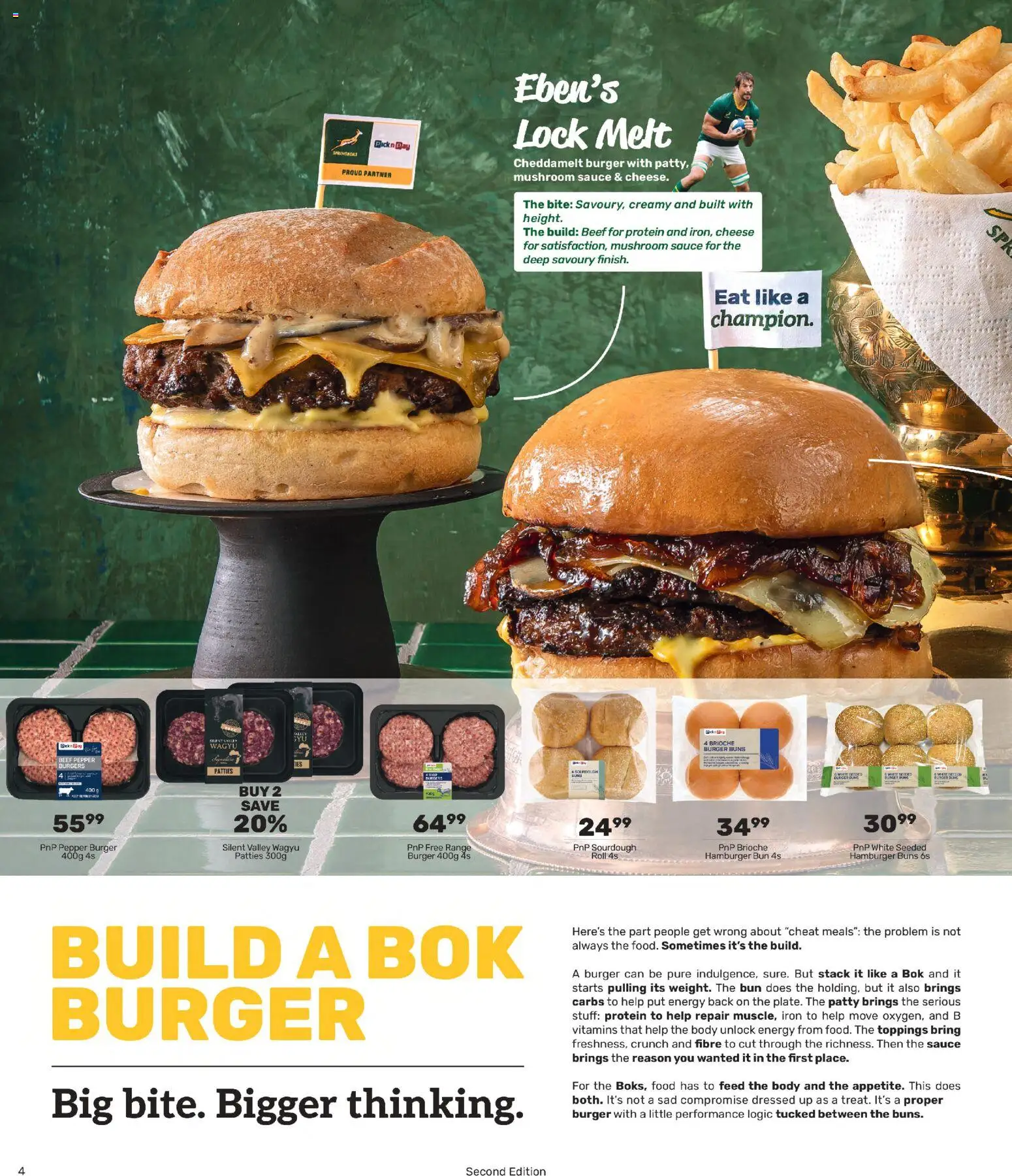 New Pick n Pay catalogue – valid from 07/09/2026 | Page: 4 | Products: Lock, Protein, Burgers, Pepper