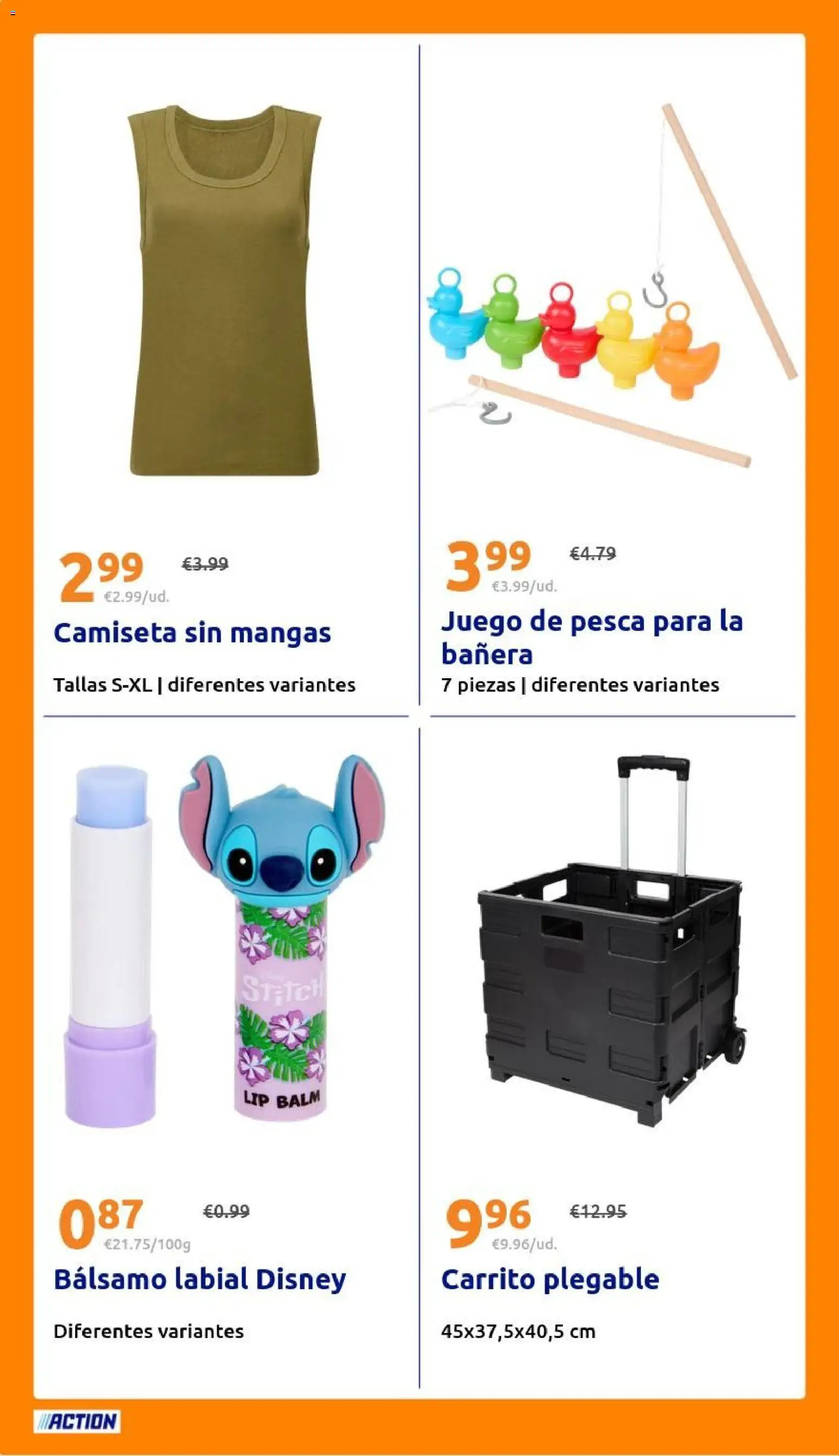 Action folleto │ válido desde el 22/07/2026 | Página: 22 | Productos: Camiseta sin mangas, Bálsamo labial