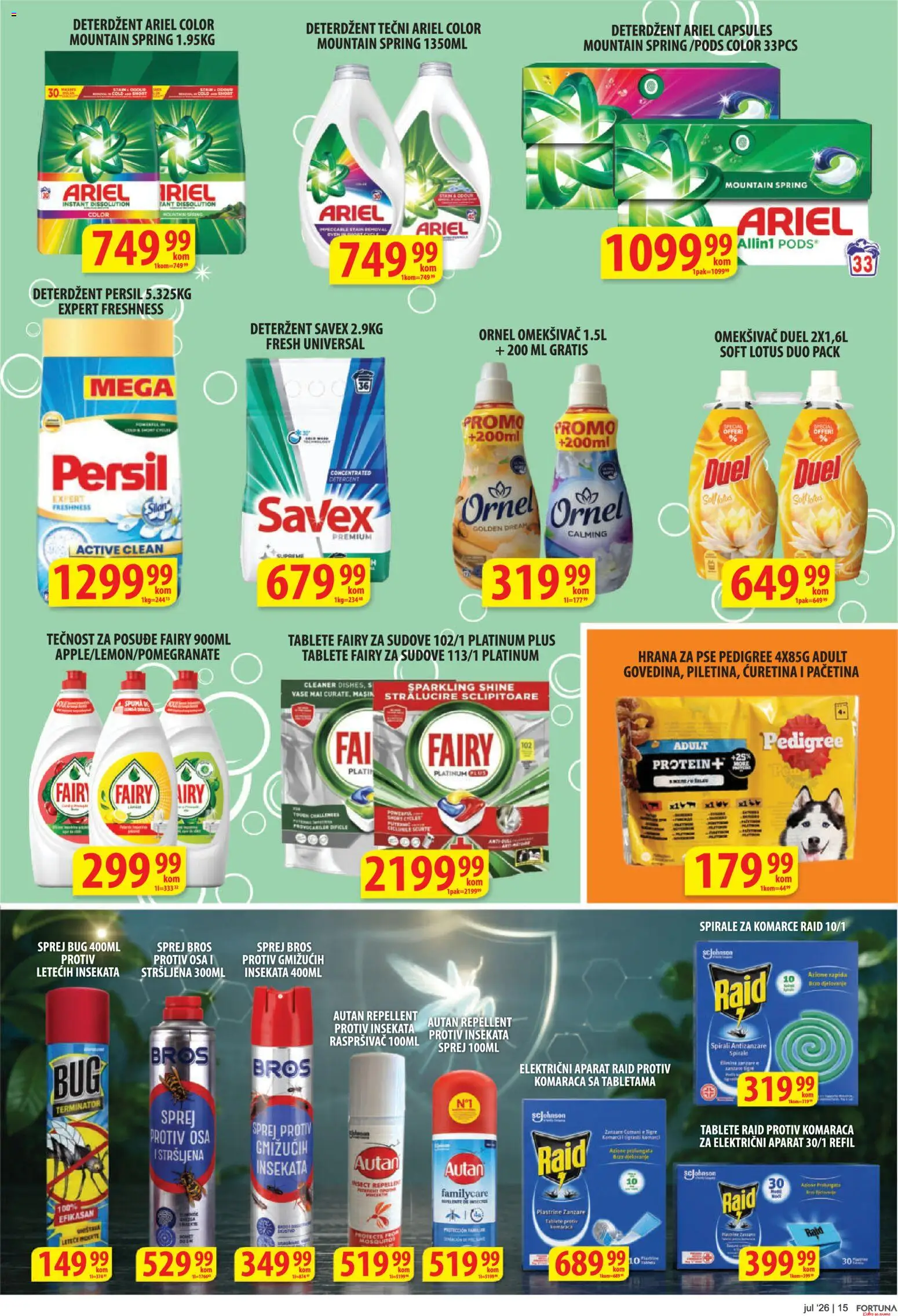 Fortuna Market katalog - važi od 08.07.2026 | Strana: 15