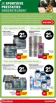 Kruidvat folder - Voorbeeld van een folder van Kruidvat, geldig van 29/09/2026 | Pagina: 34 | Producten: Whey, Sportdrank, Gel, Kan
