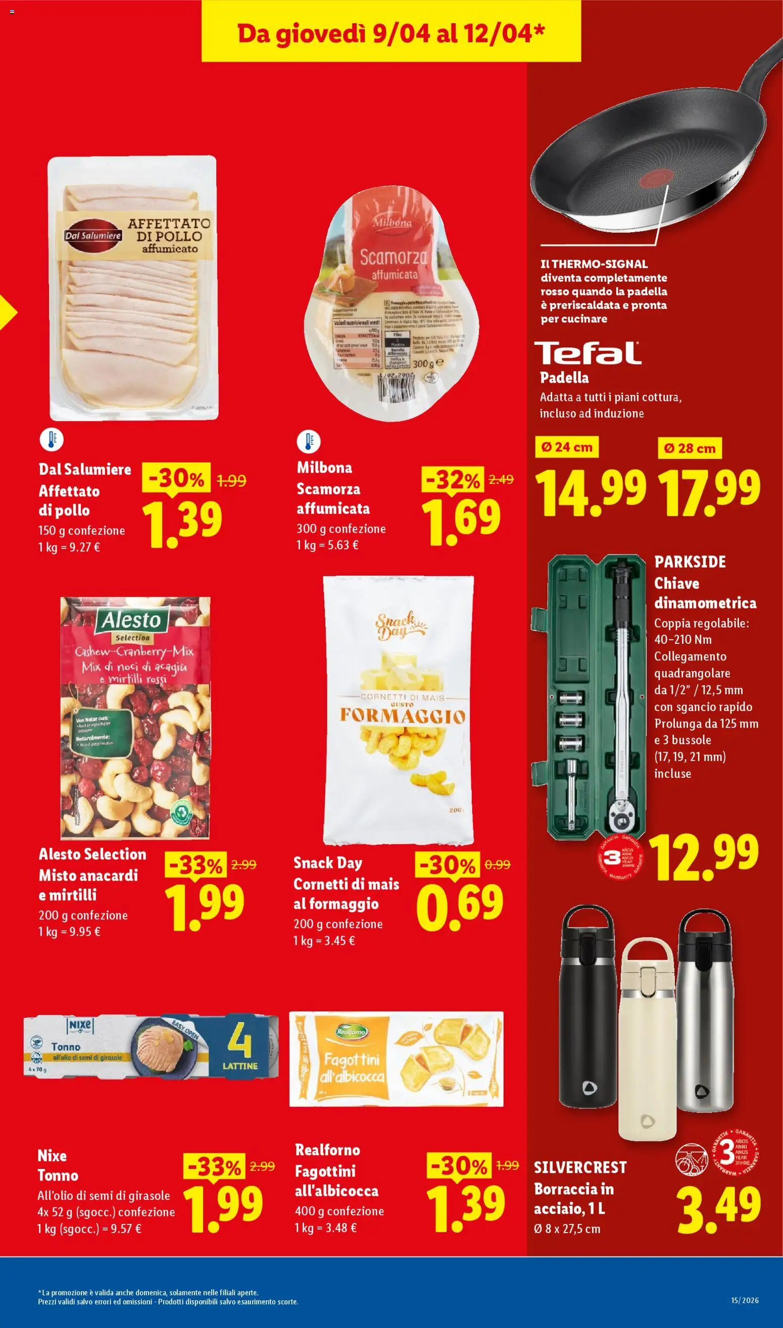 Volantino Lidl del 09.04.2026 | Pagina: 47 | Prodotti: Formaggio, Anacardi, Mirtilli, Mais