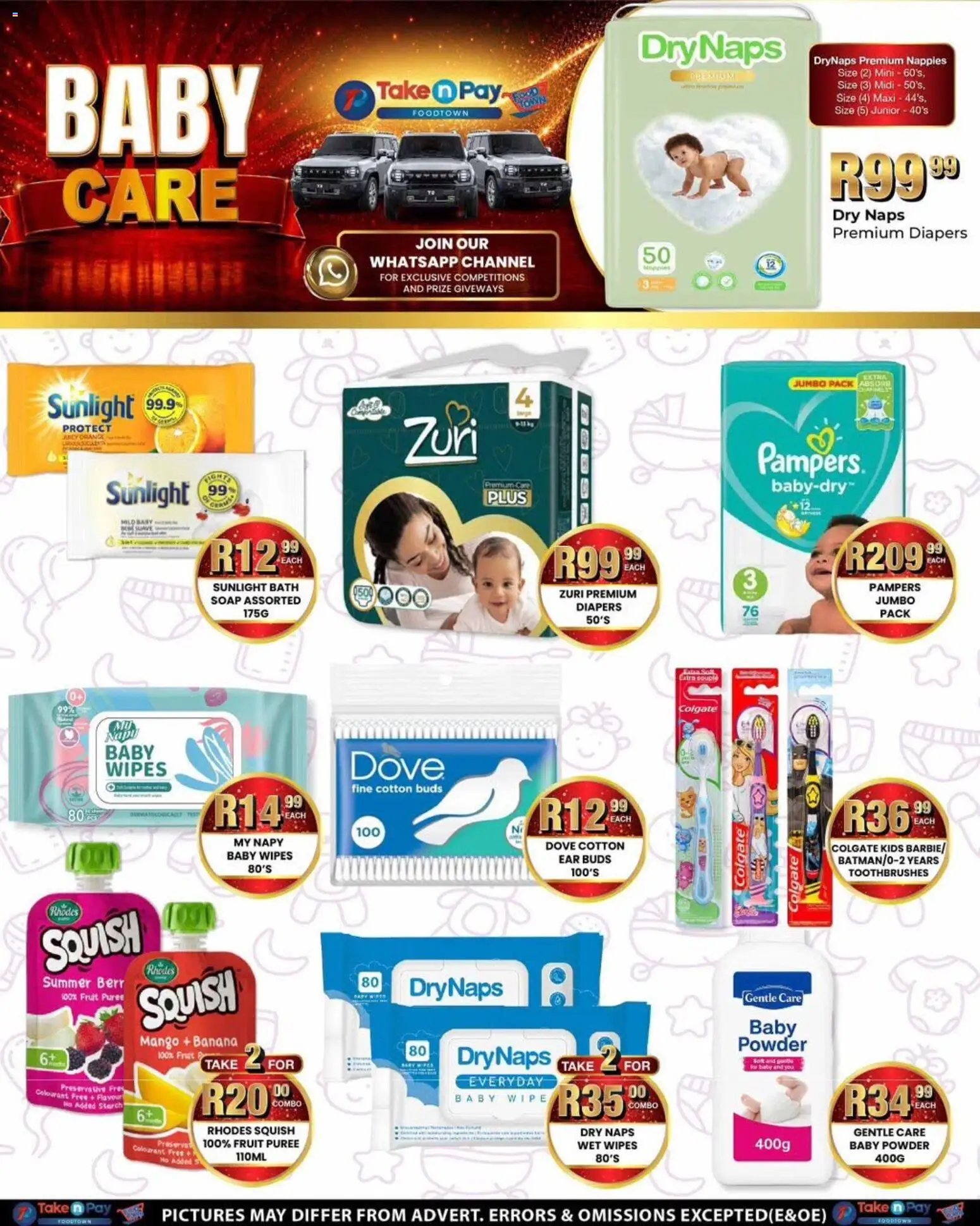 New Take n Pay catalogue – valid from 29/06/2026 | Page: 33 | Products: Bath, Powder, Fruit, Cotton buds