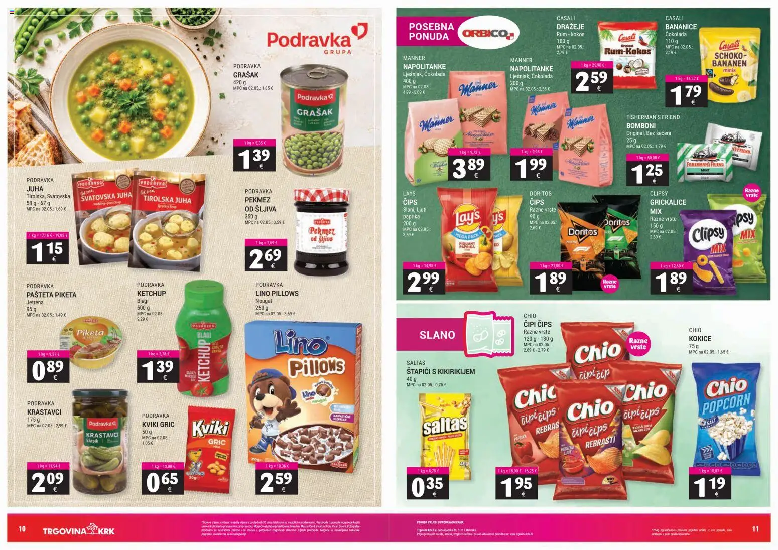Trgovina Krk katalog | vrijedi od 16.10.2026 | Stranica: 6 | Proizvodi: Paprika, Kokice, Rum, Grašak